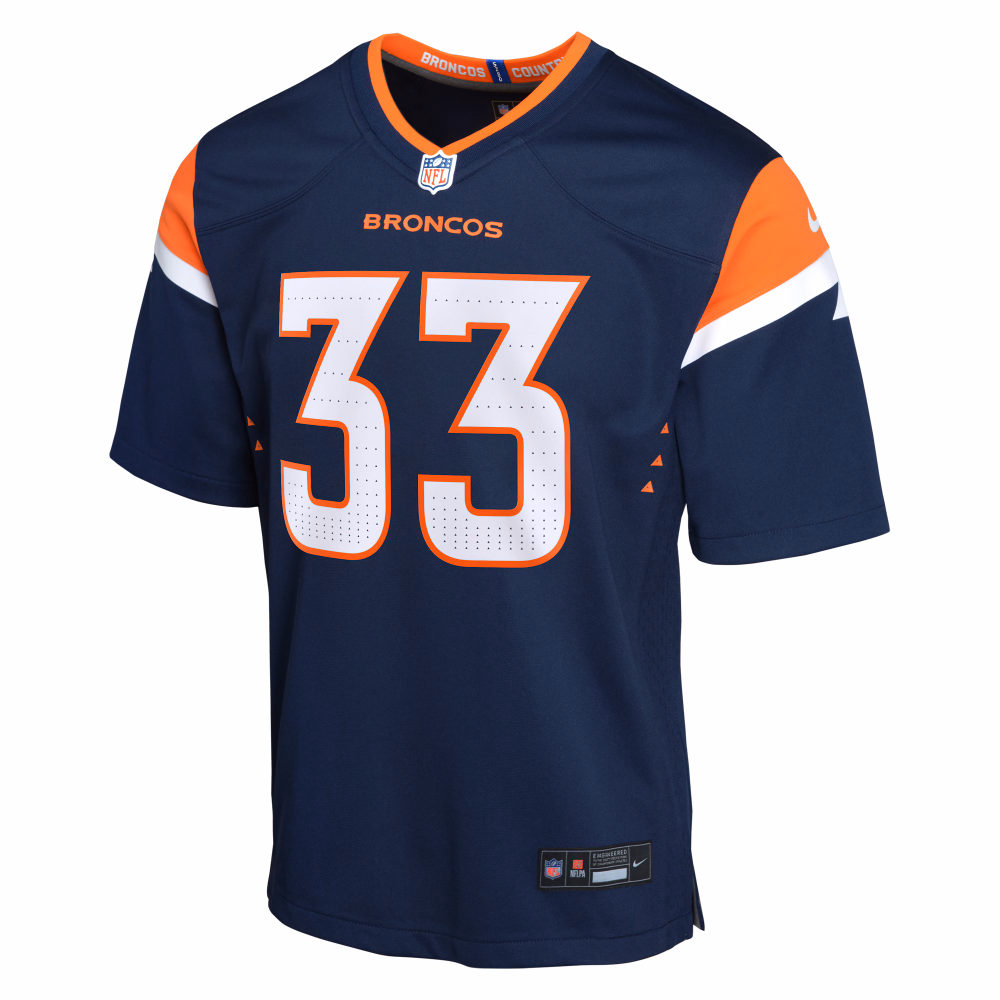 Javonte Williams Denver Broncos Youth Mile High Collection Game Jersey - Navy