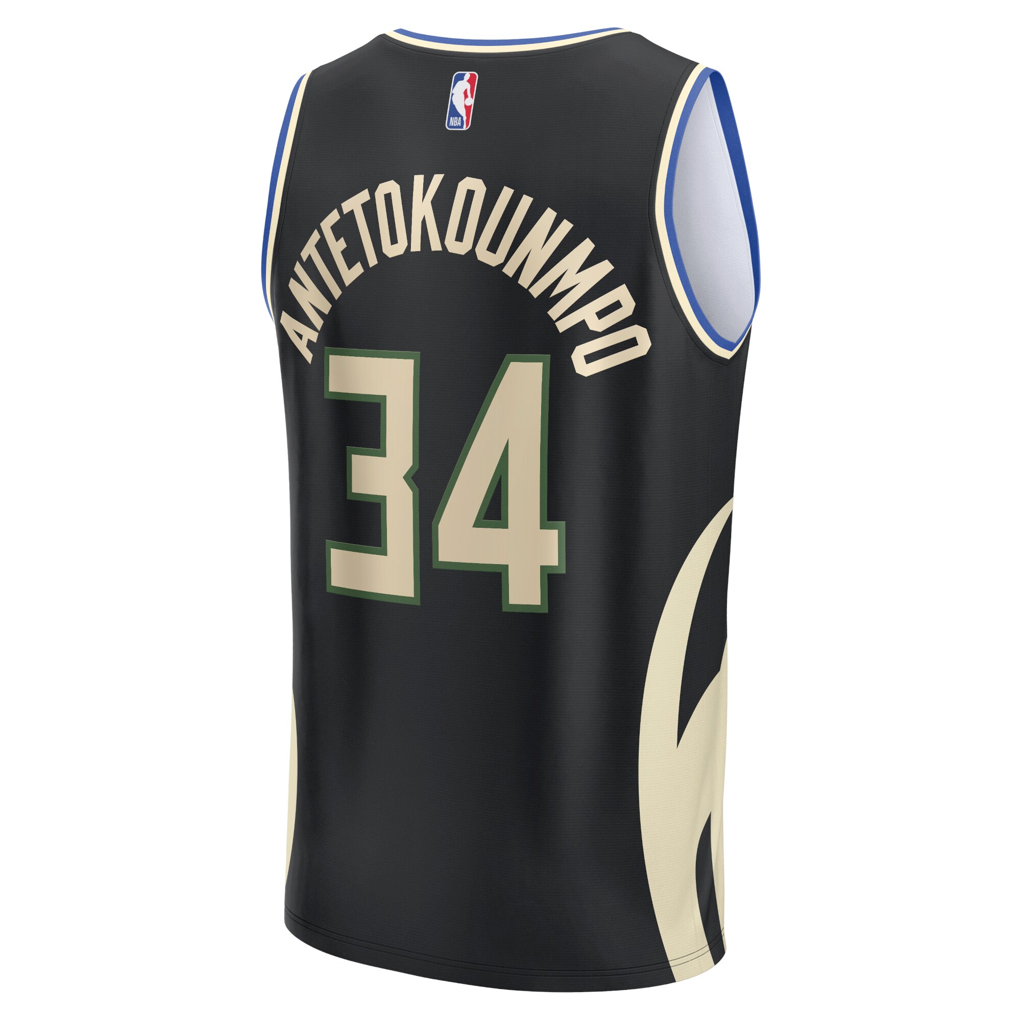 Giannis Antetokounmpo Milwaukee Bucks  Youth Player Jersey - Statement Edition - Black