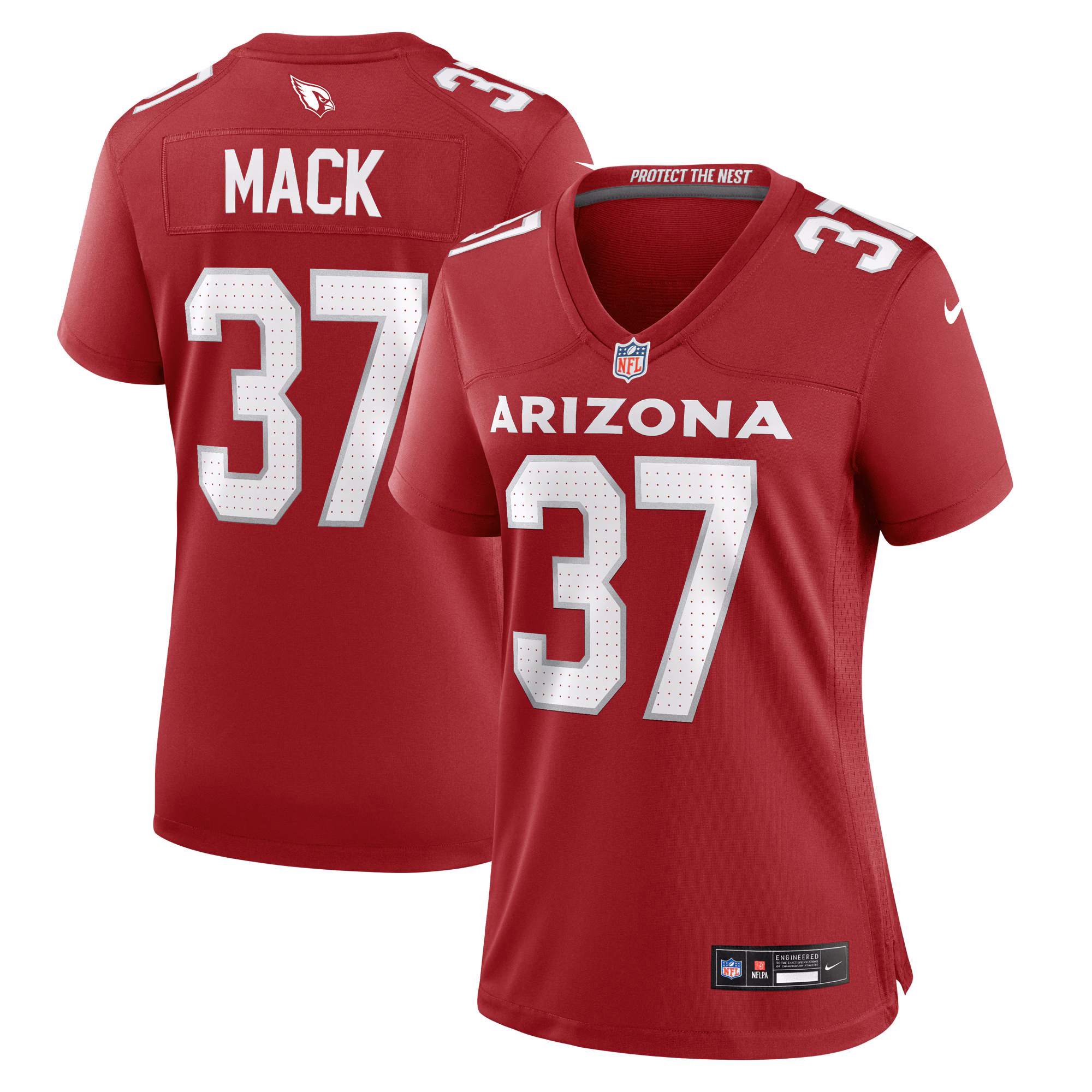 Marlon Mack Arizona Cardinals Women's Team Game Jersey -  Cardinal