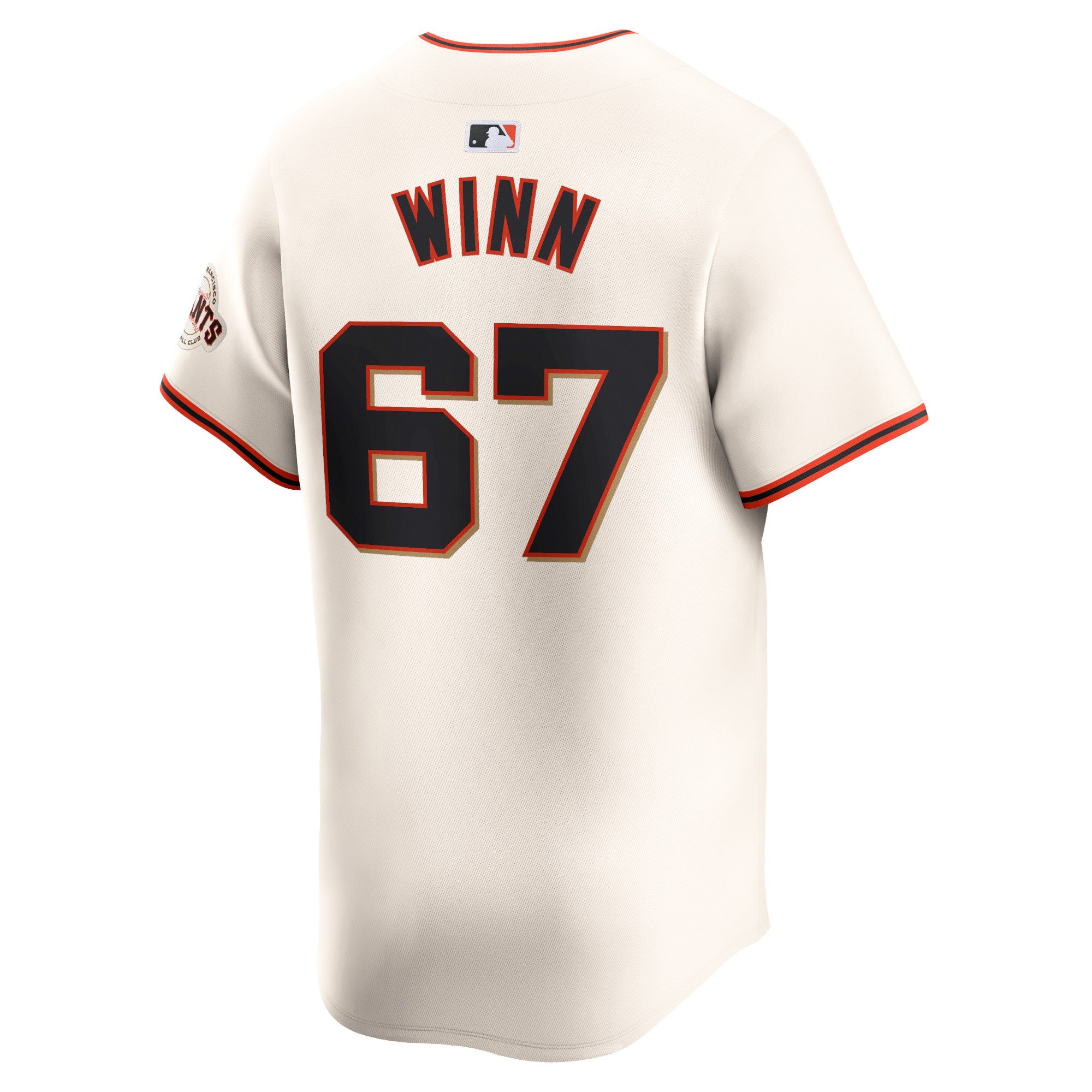 Men's San Francisco Giants Keaton Winn  Cream Home Limited Player Jersey