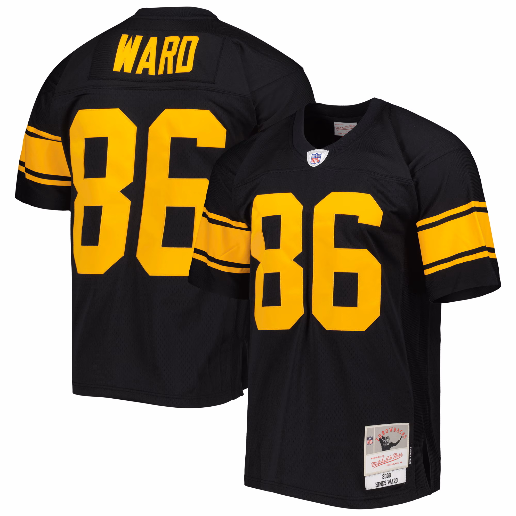 Hines Ward Pittsburgh Steelers Legacy Replica Jersey - Black