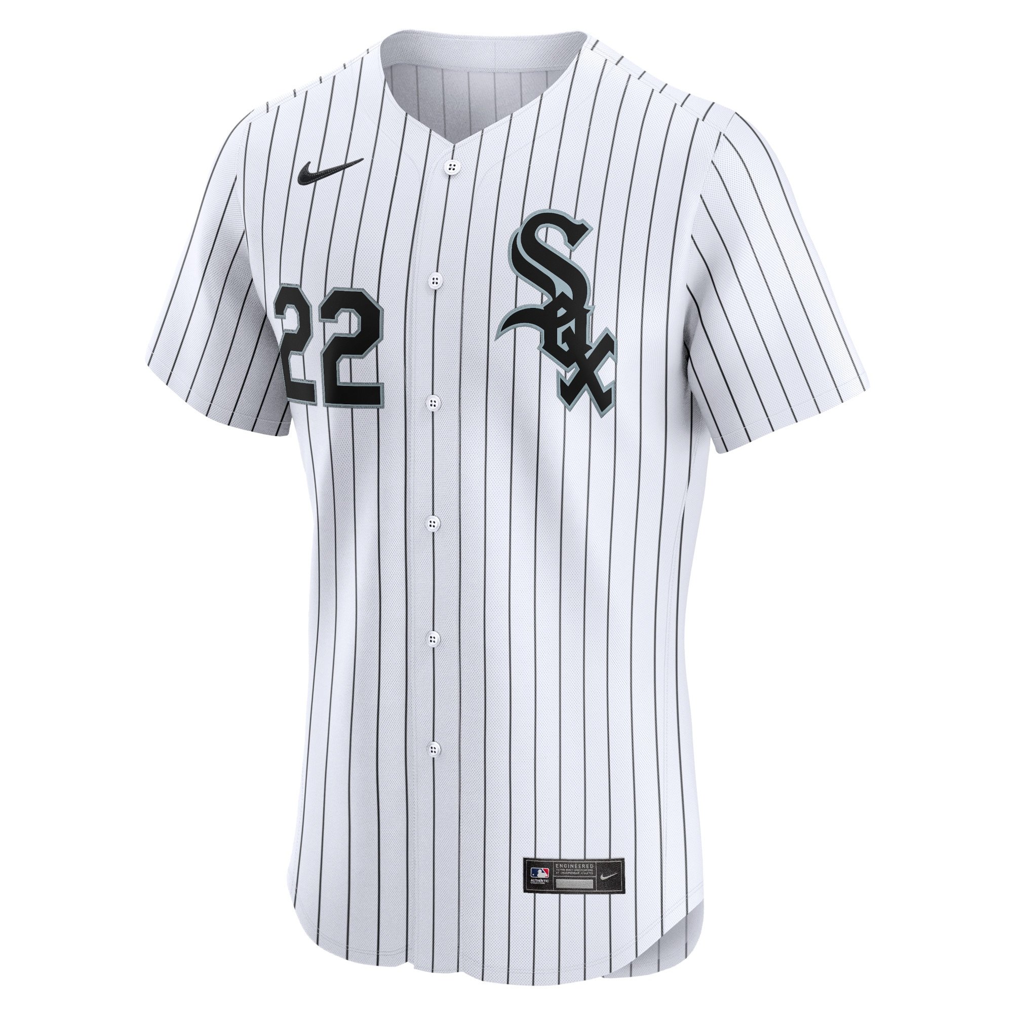 Men's Chicago White Sox Oscar Colas  White Home Elite Player Jersey