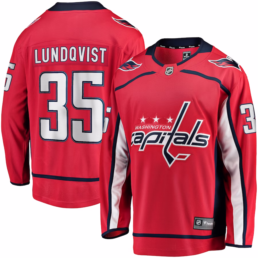 Henrik Lundqvist Washington Capitals  Breakaway Player Jersey - Red
