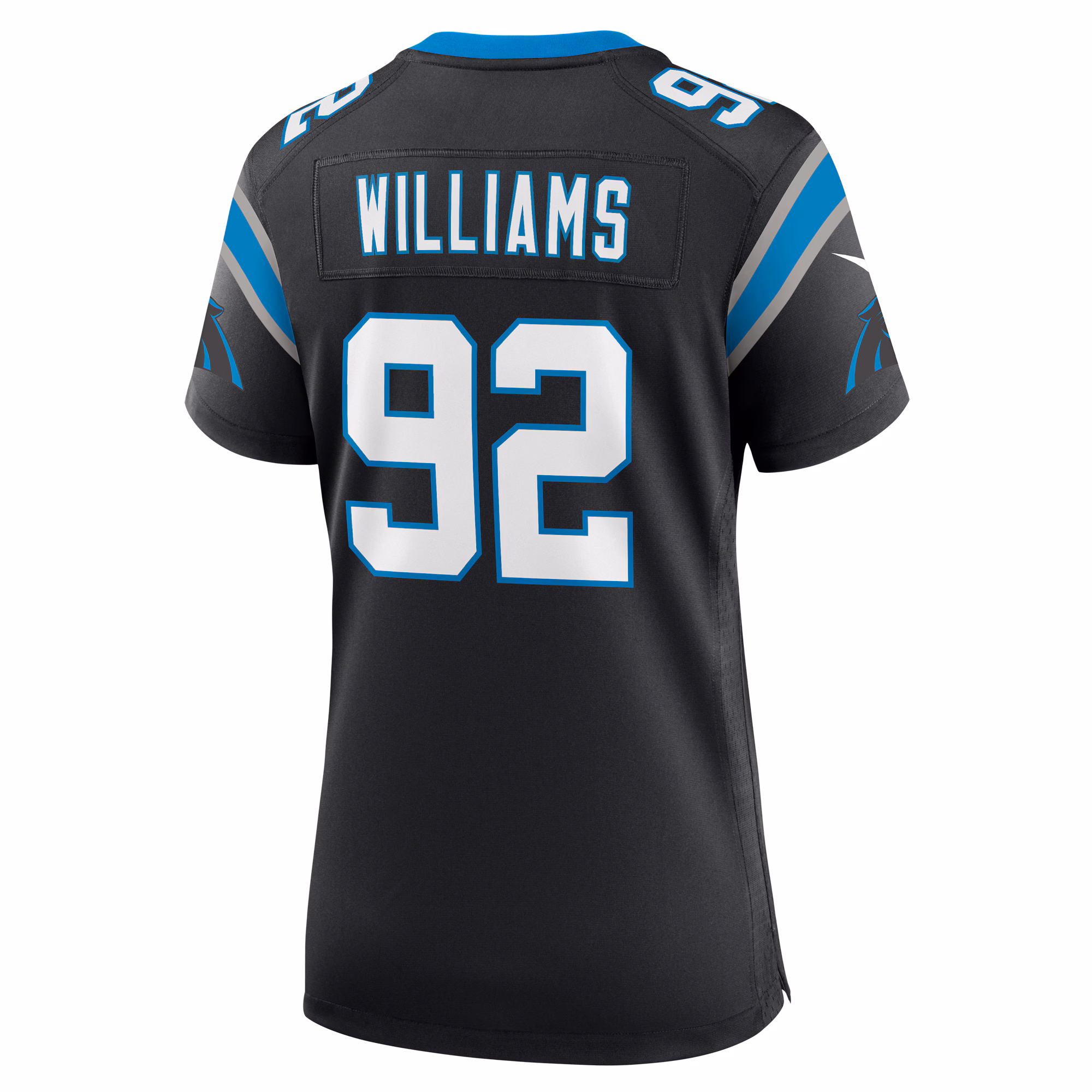 Raequan Williams Carolina Panthers Women's Team Game Jersey - Black