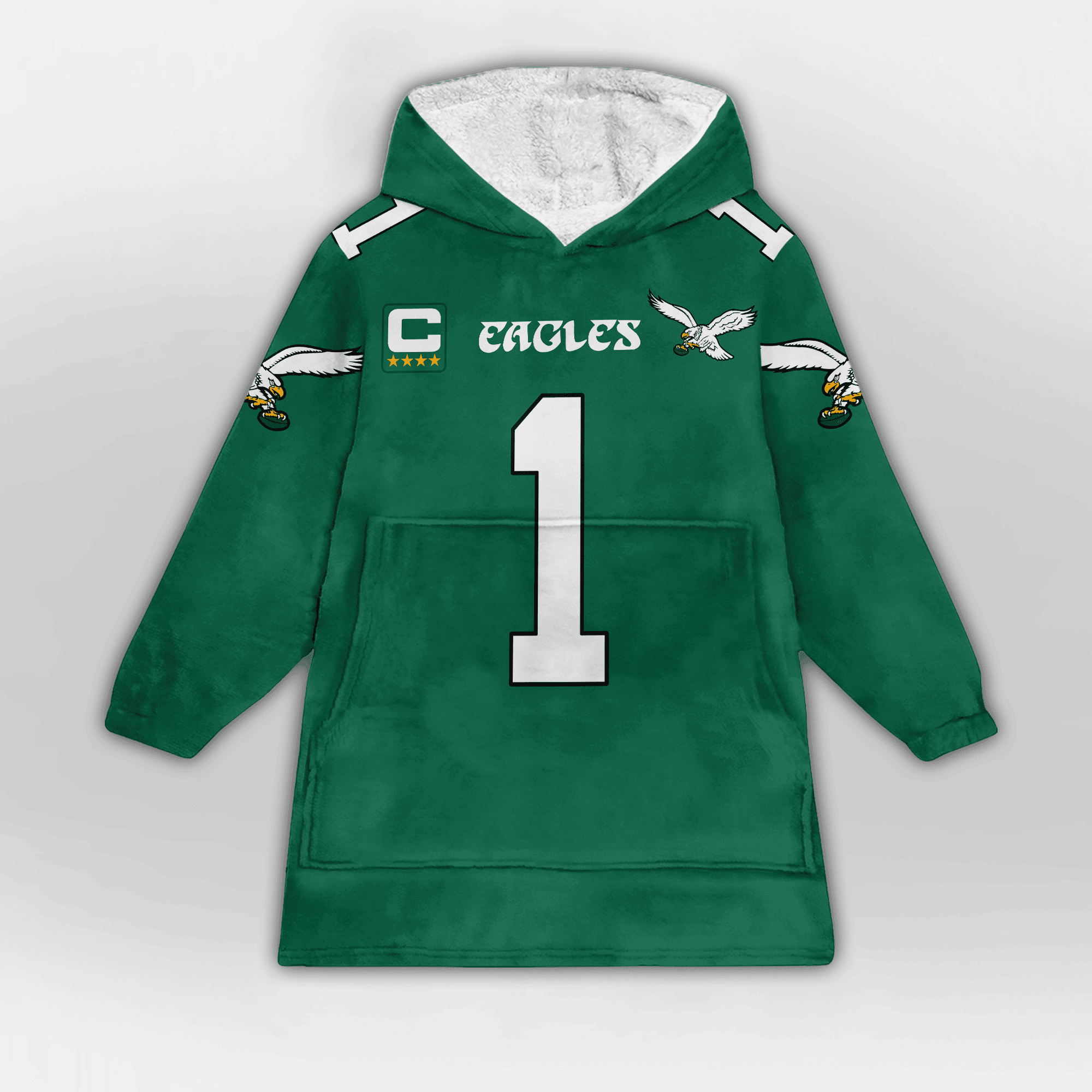 Kid 1 Philadelphia Football Unisex Blanket Hoodie