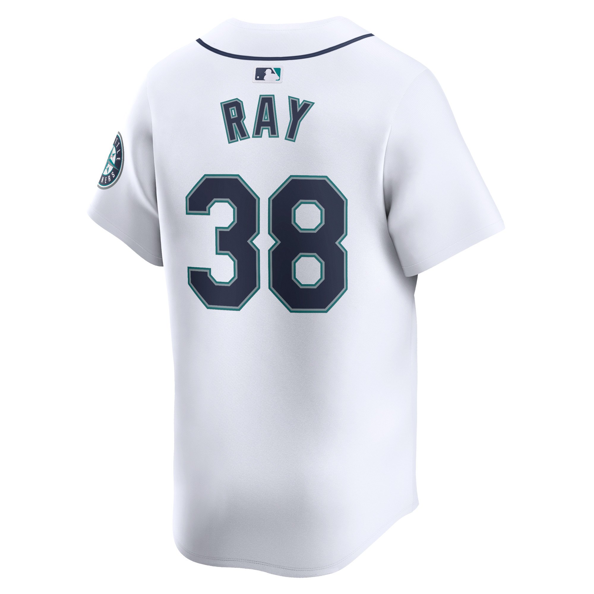 Men's Seattle Mariners Robbie Ray  White Home Limited Player Jersey