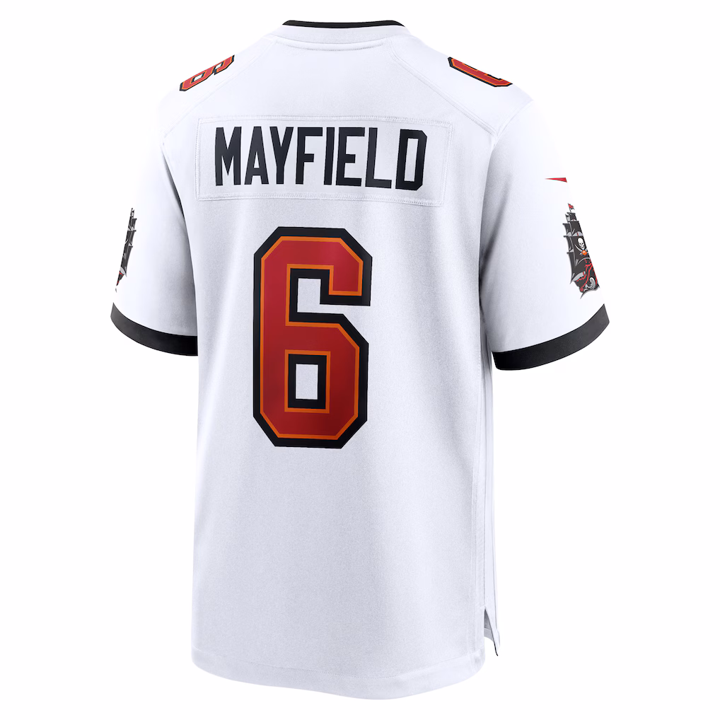 Baker Mayfield #6 Tampa Bay Buccaneers Nike Away Game Jersey - White