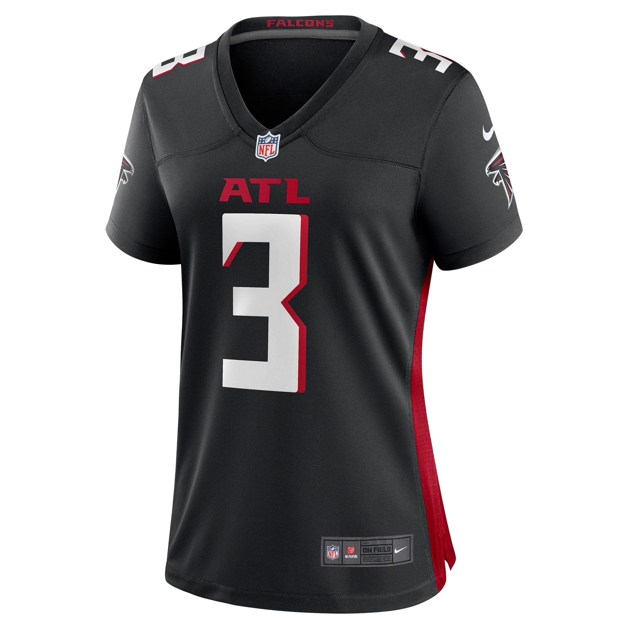 Mykal Walker Atlanta Falcons  Women's Game Player Jersey - Black