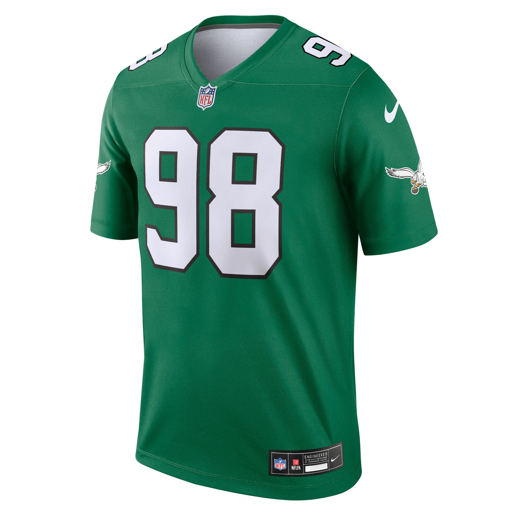Jalen Carter Philadelphia Eagles Alternate Legend Jersey - Kelly Green