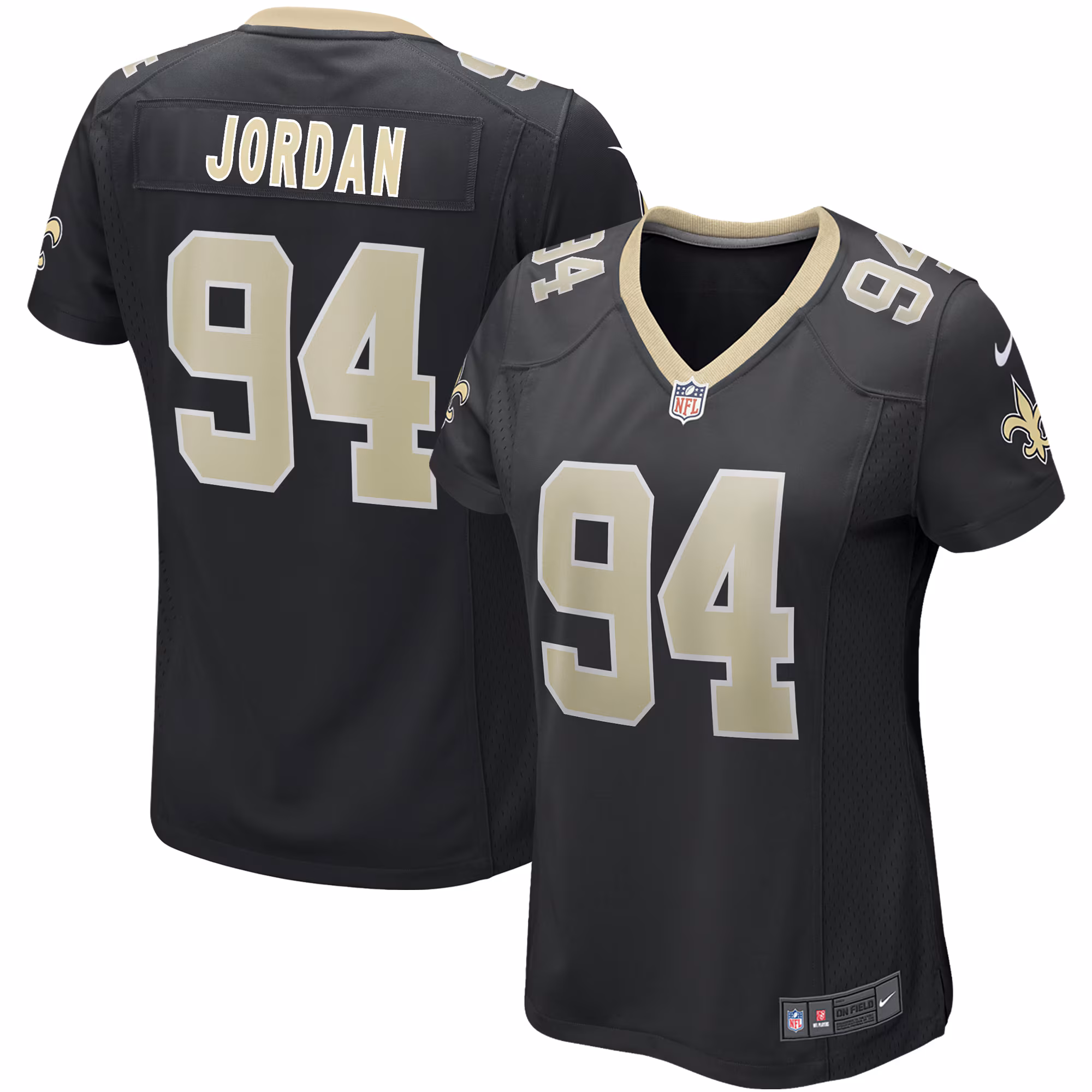 Cameron  New Orleans Saints Women's Game Jersey - Black