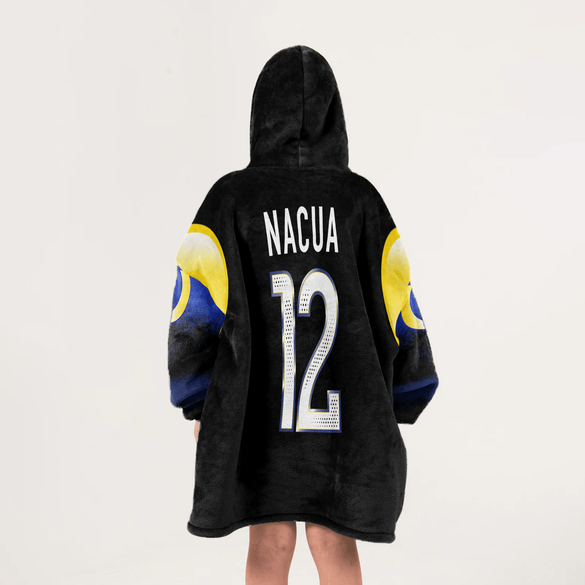 Kid P.N 12 Los Angeles R Football Unisex Blanket Hoodie