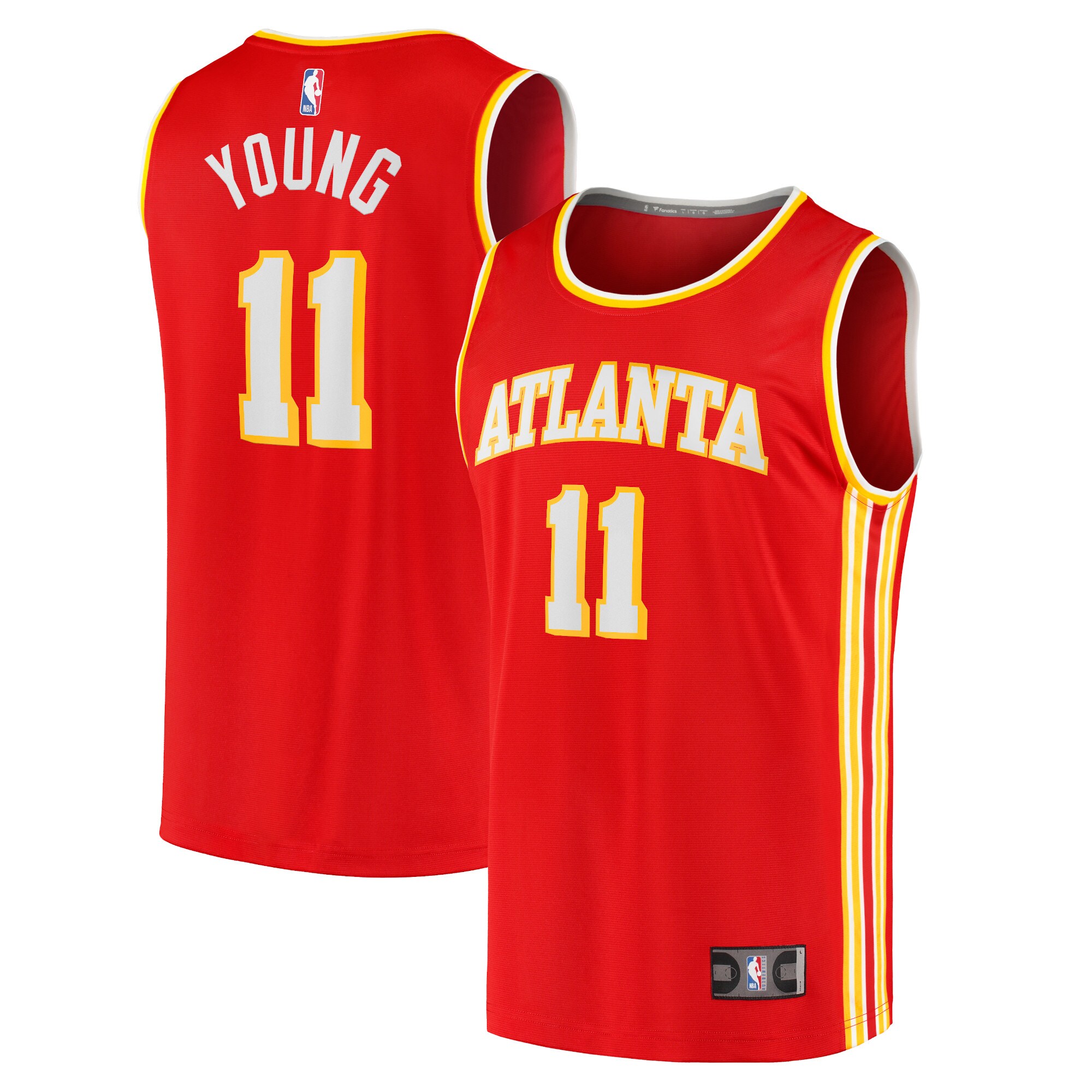 Trae Young Atlanta Hawks  2020/21 Fast Break Player Jersey - Icon Edition - Red