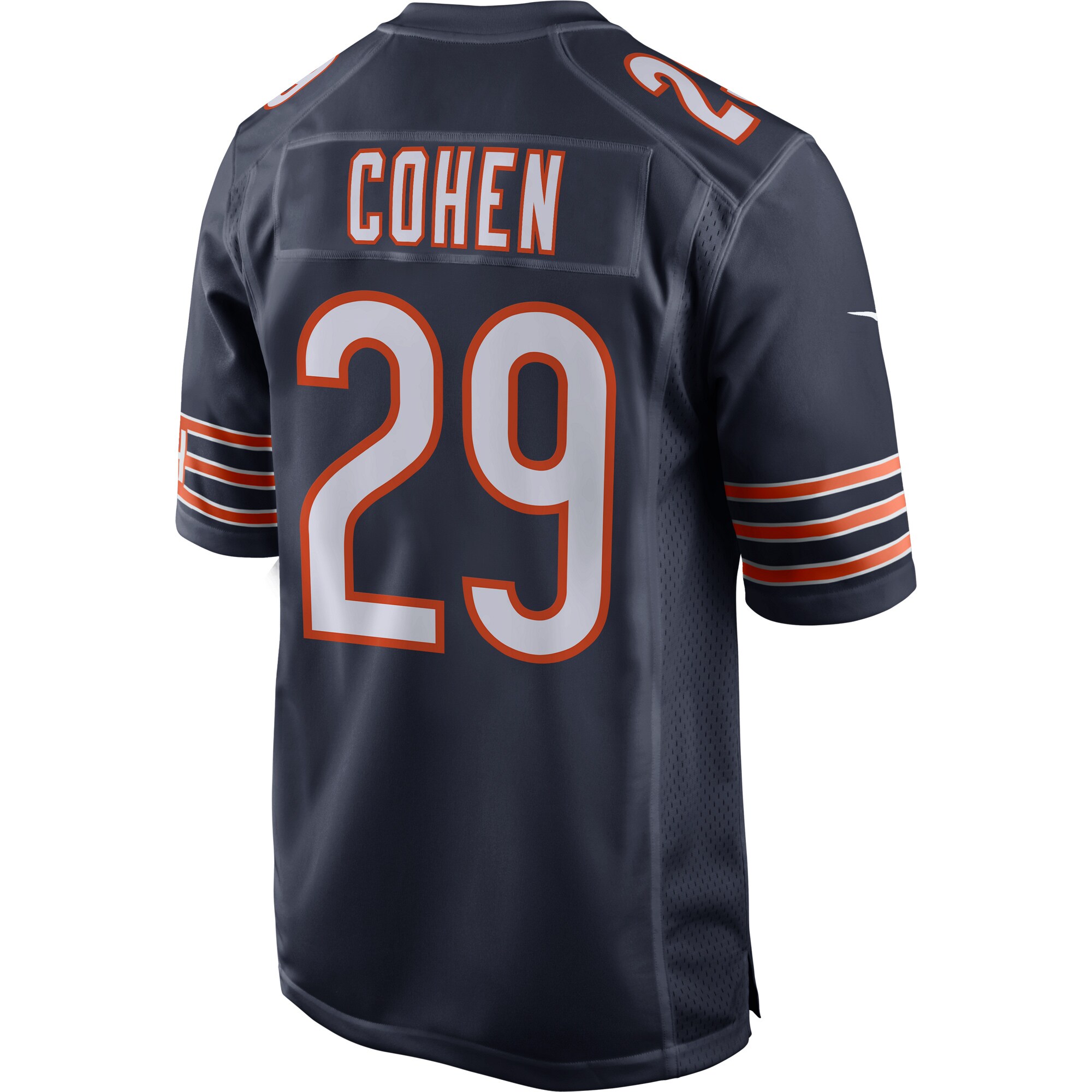 Tarik Cohen Chicago Bears  Game Player Jersey - Navy