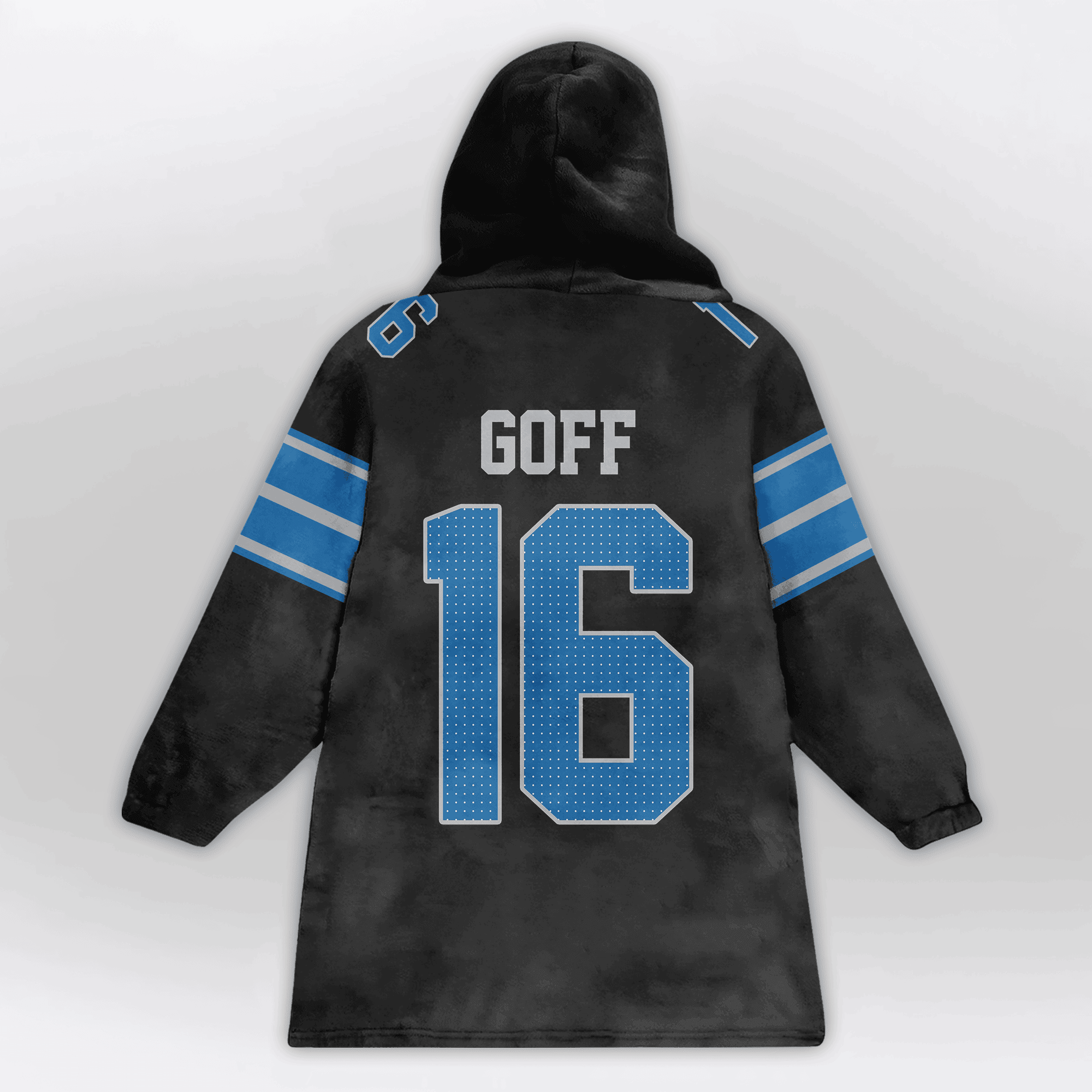 Kid J.G 16 Detroit Football Unisex Blanket Hoodie