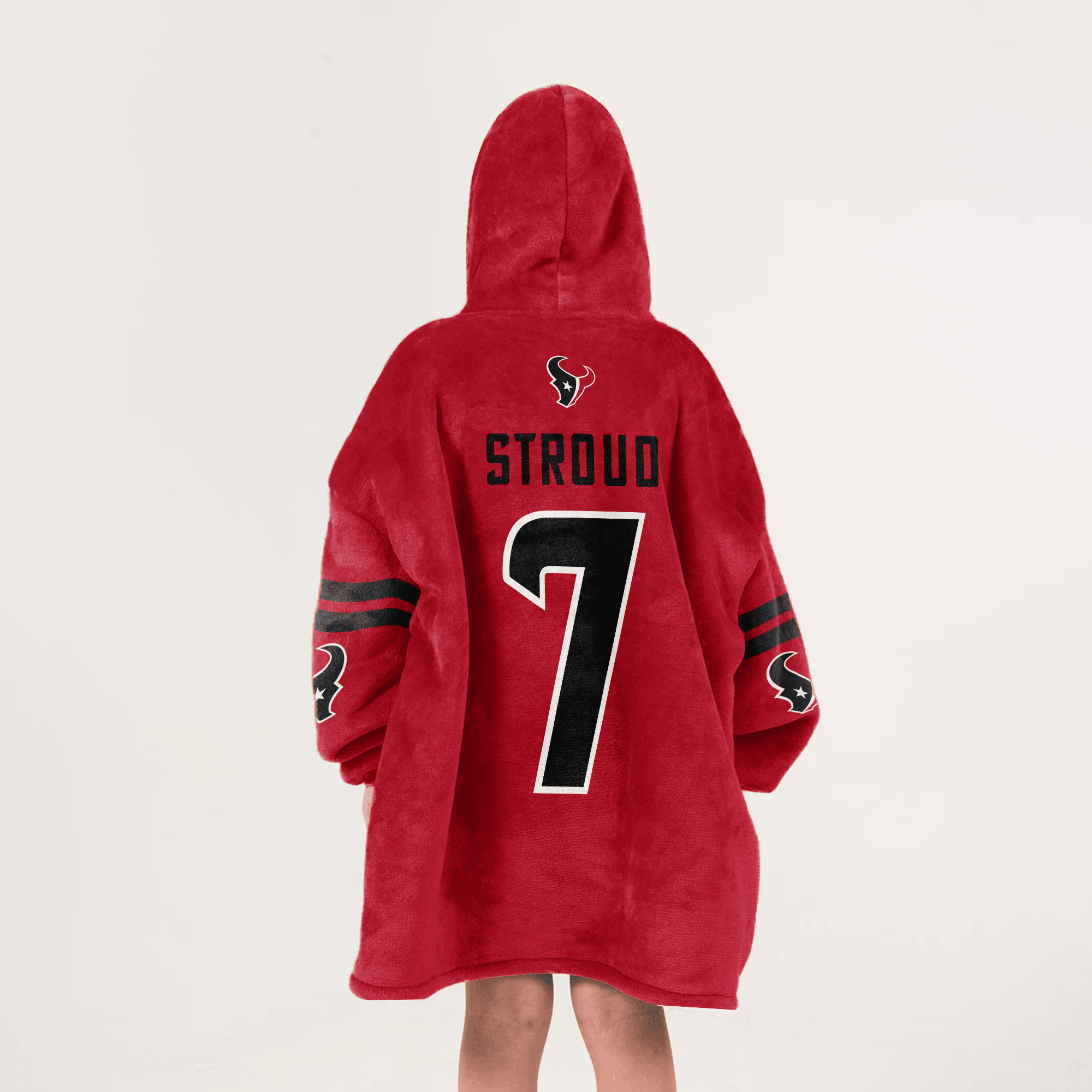 Kid C.J.S 7 Captain Houston Football Unisex Blanket Hoodie