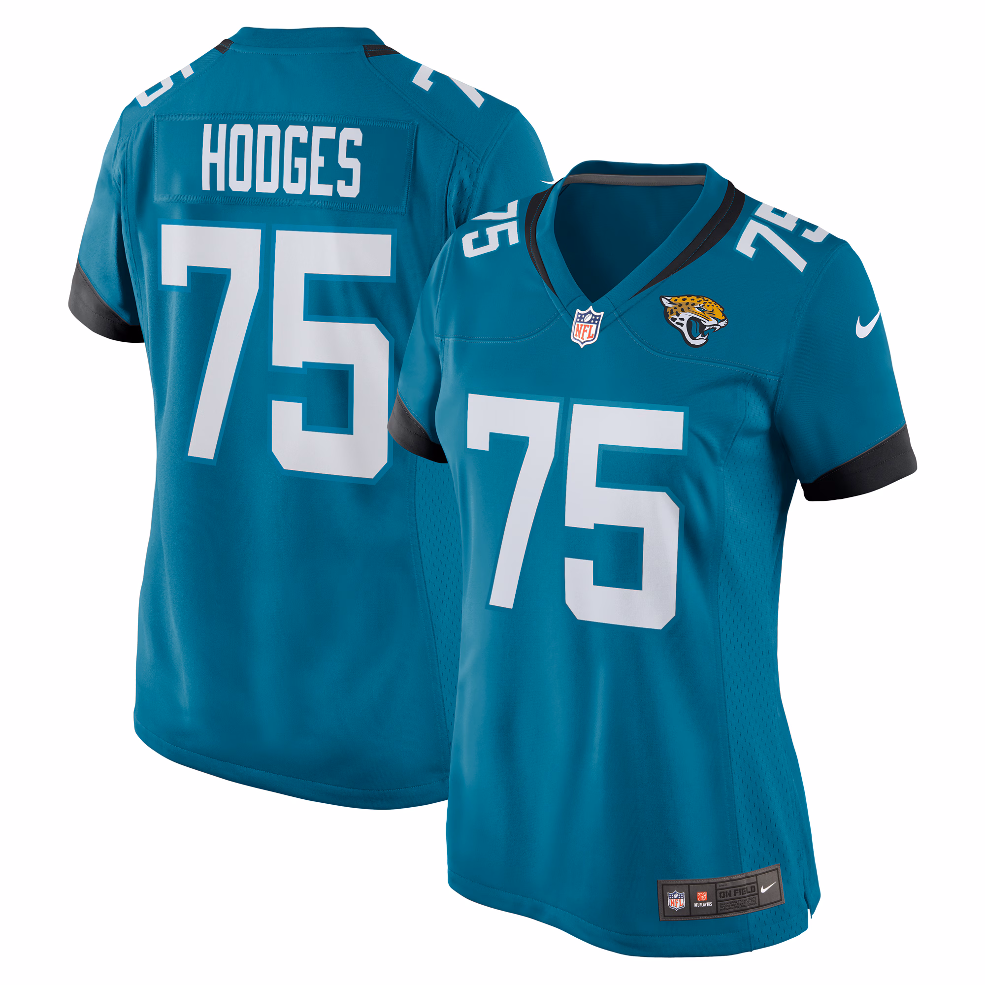 Cooper Hodges Jacksonville Jaguars Women's  Game Jersey -  Teal