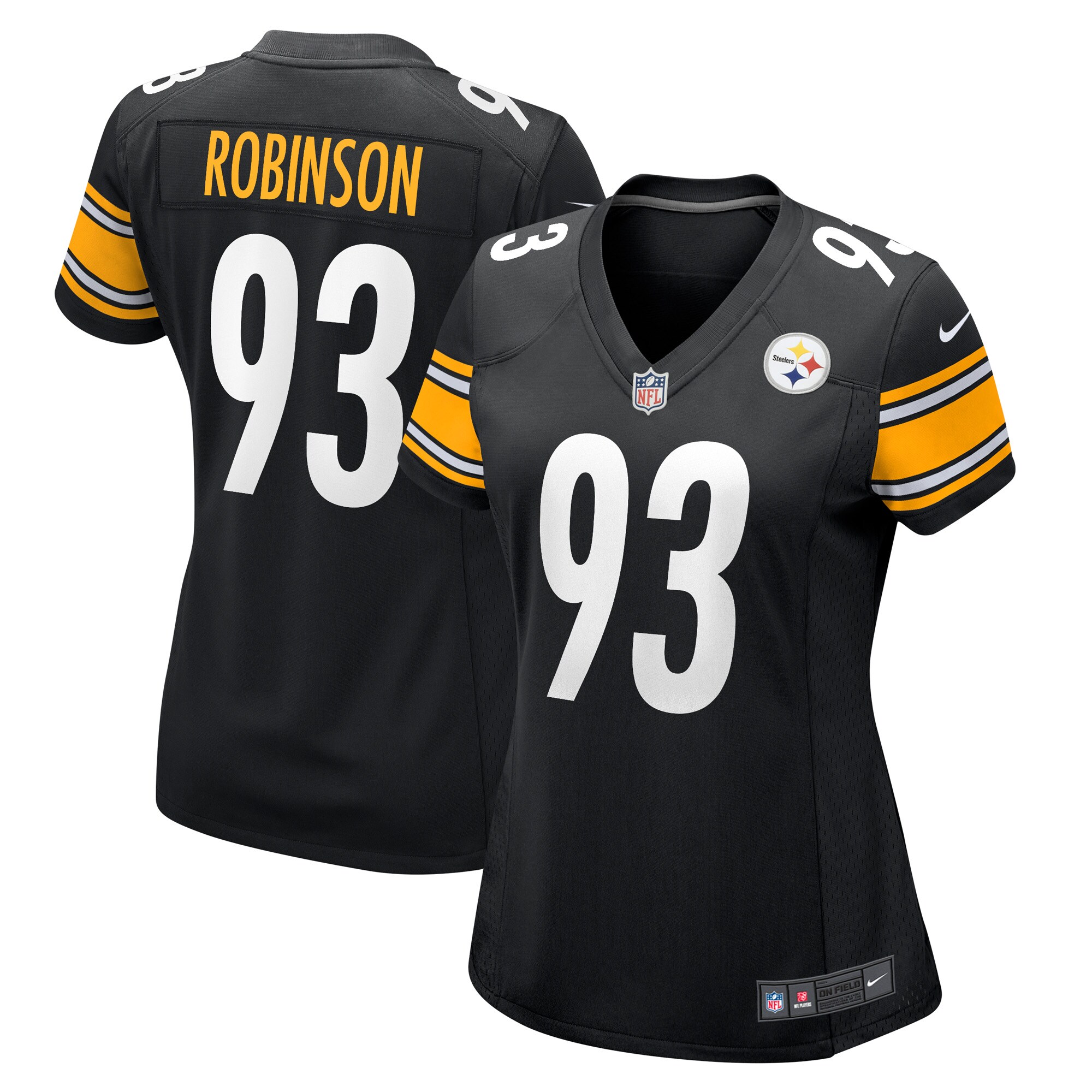 Mark Robinson Pittsburgh Steelers  Women's Game Player Jersey - Black