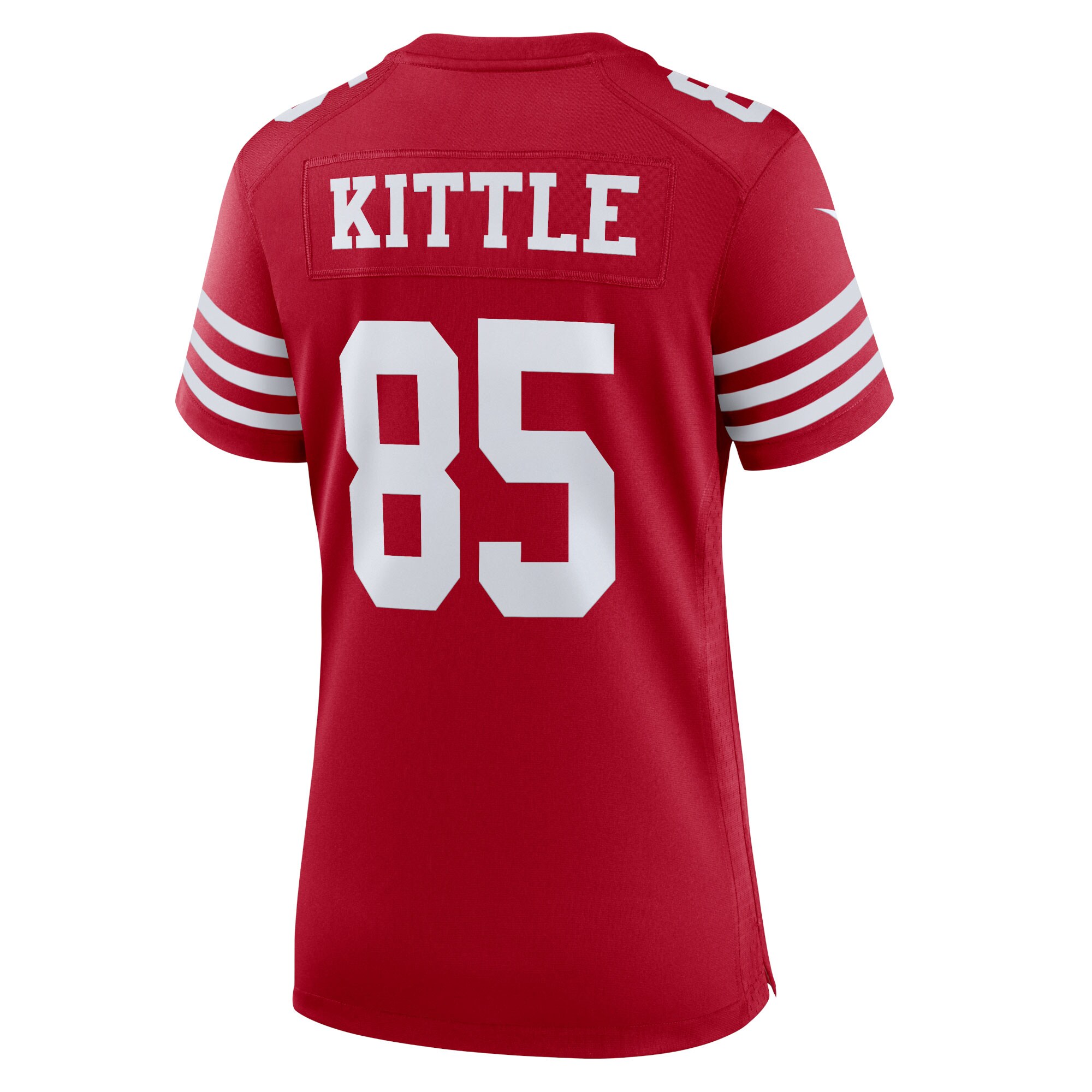 George Kittle San Francisco 49ers  Women's Team Game Player Jersey - Scarlet