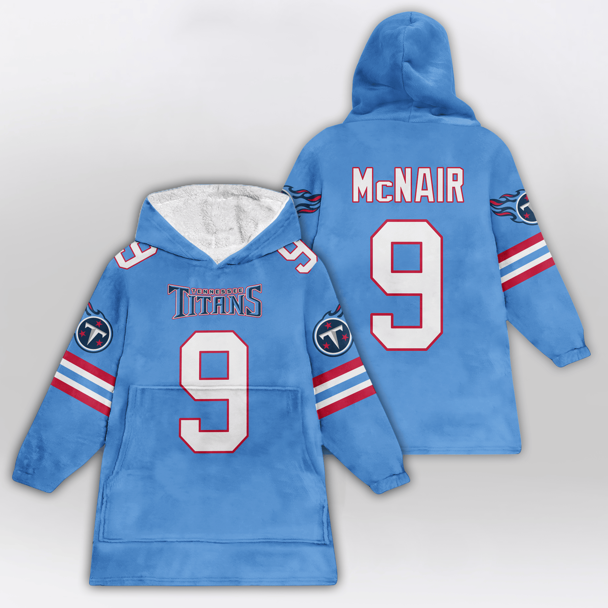 Kid S.M 9 Tennessee Football Unisex Blanket Hoodie