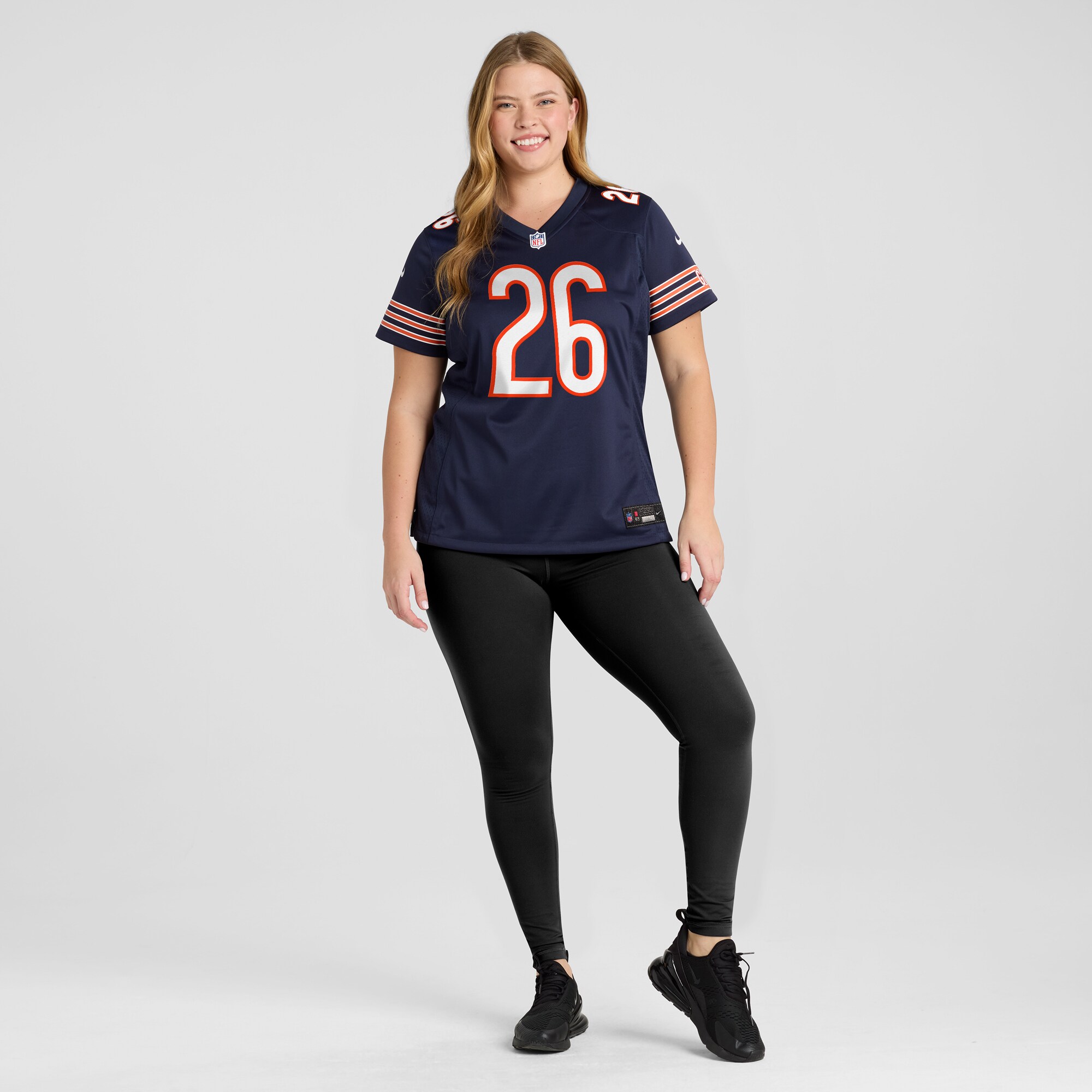 Quindell Johnson Chicago Bears Women's Team Game Jersey -  Navy