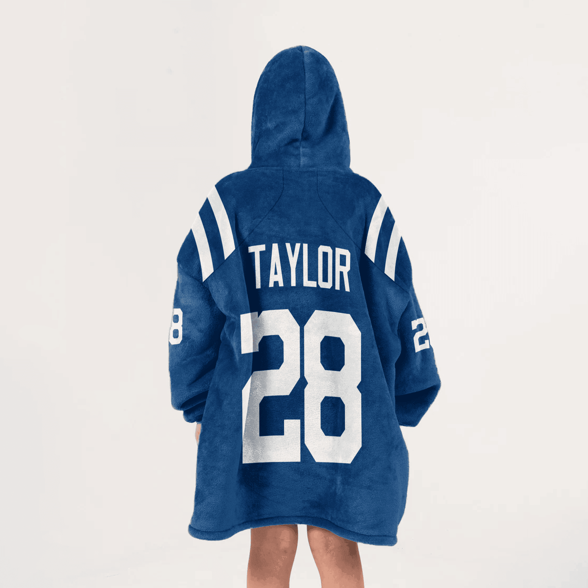 Kid 28 Indianapolis Football Unisex Blanket Hoodie