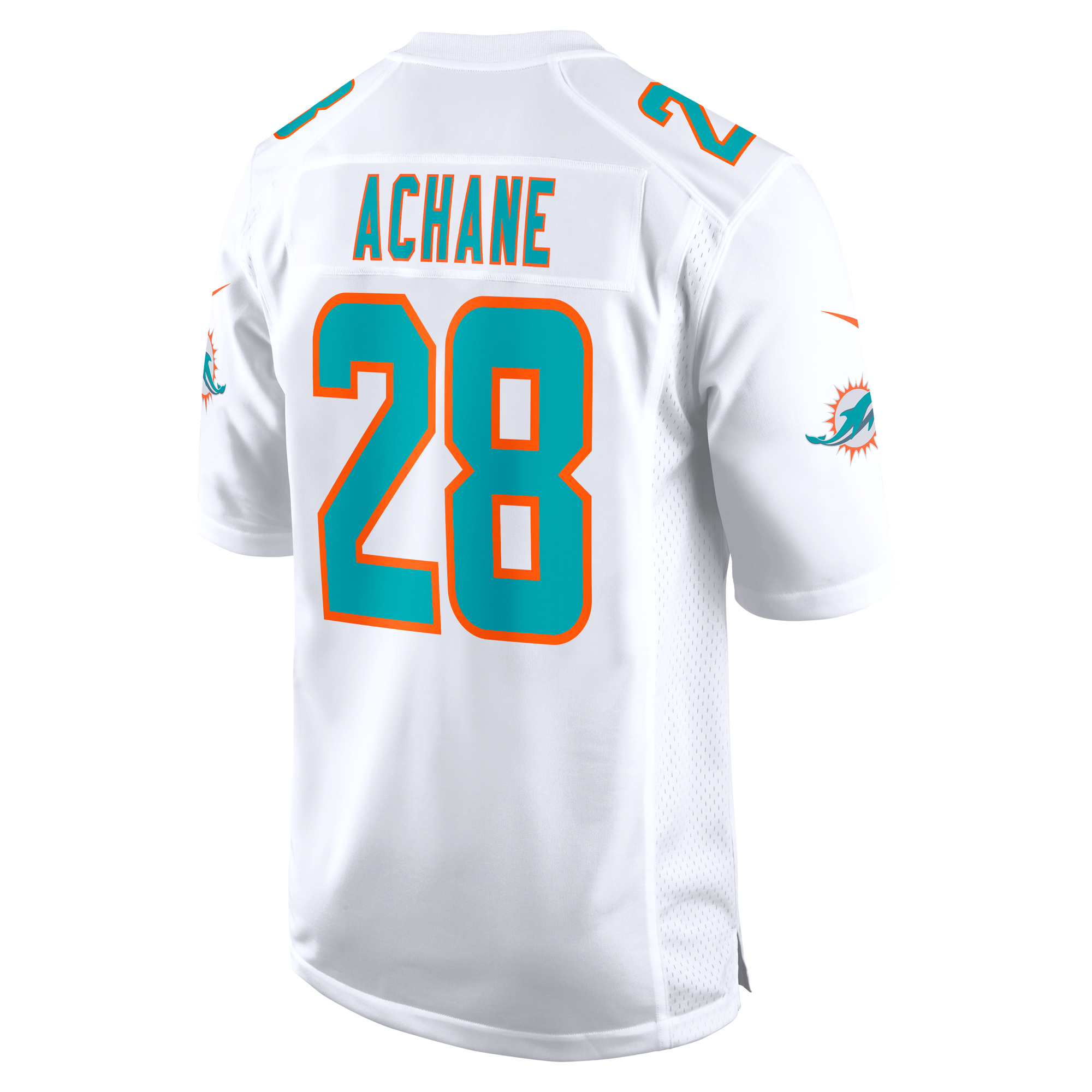 Devon Achane Miami Dolphins Player Game Jersey - Aqua