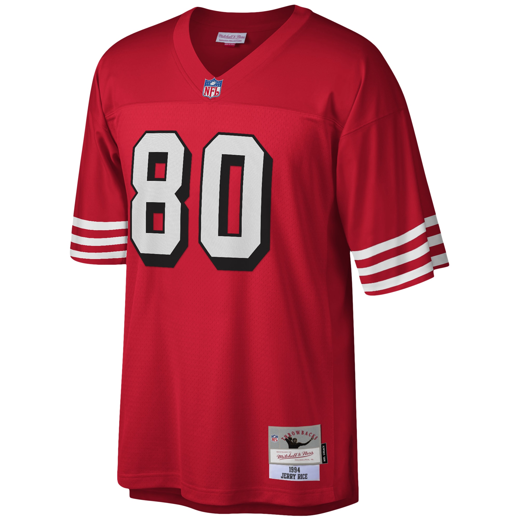 Jerry Rice San Francisco 49ers  1994 Legacy Replica Jersey - Scarlet