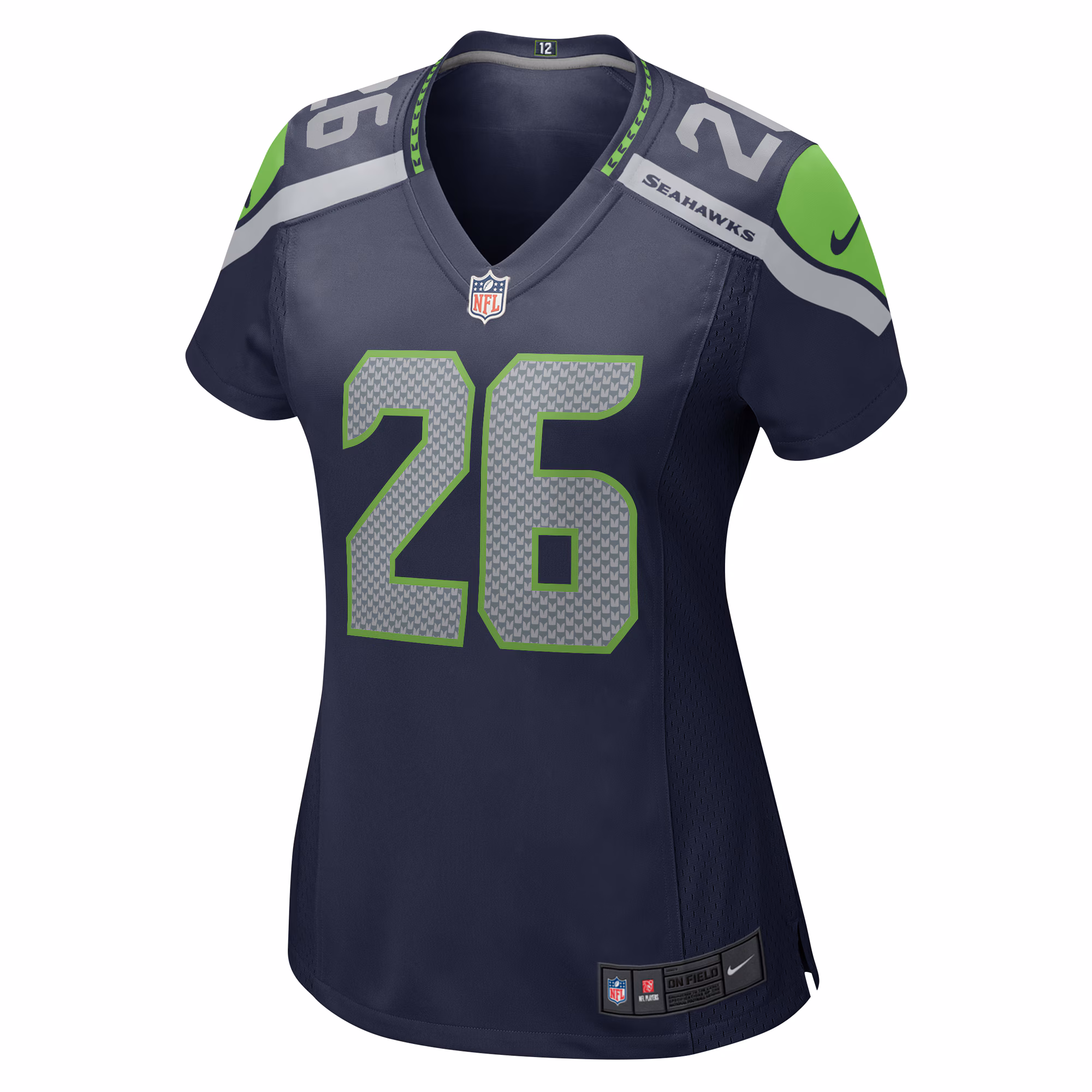 Zach Charbonnet Seattle Seahawks Women's  Game Jersey - College Navy