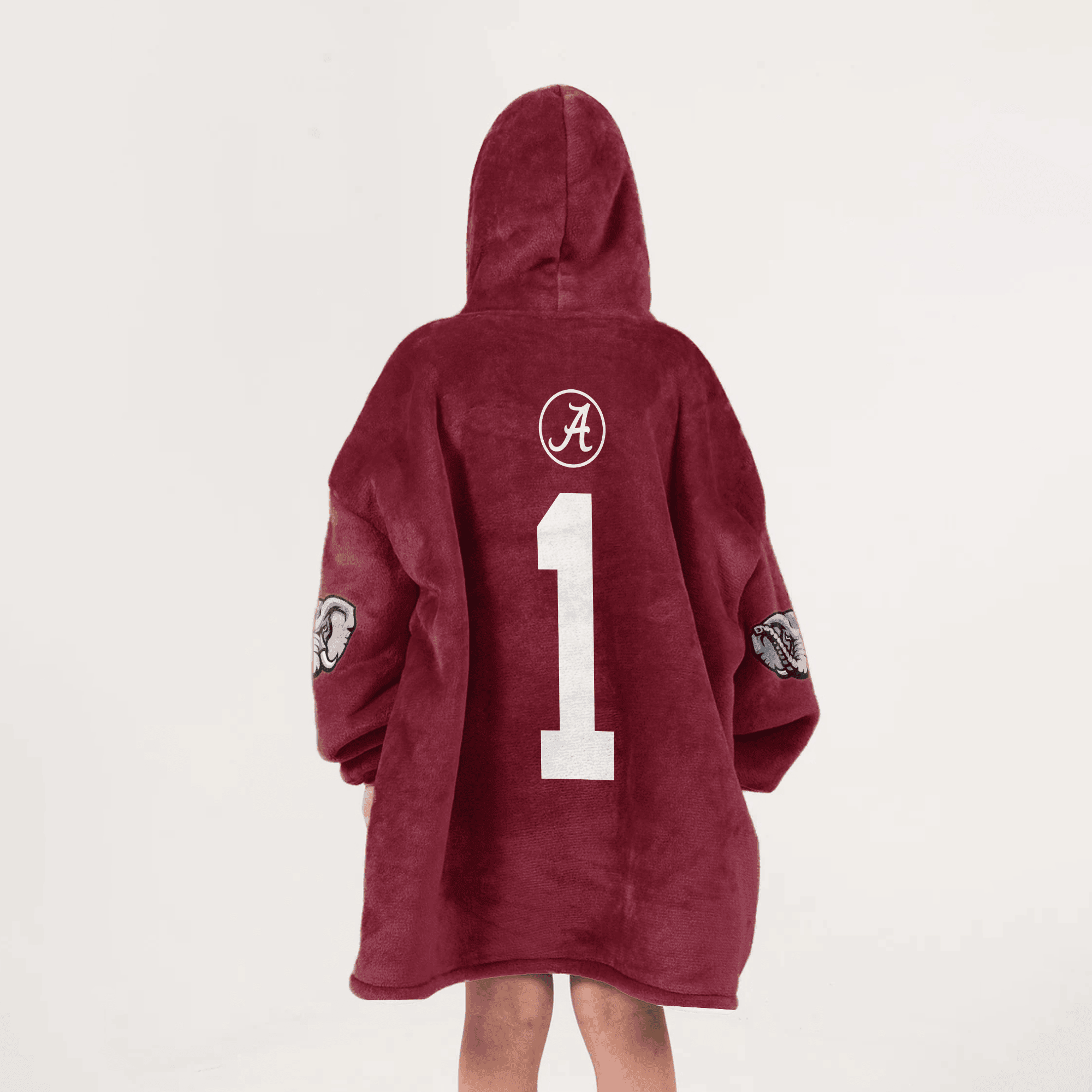 Kid 1 Alabama Football Unisex Blanket Hoodie