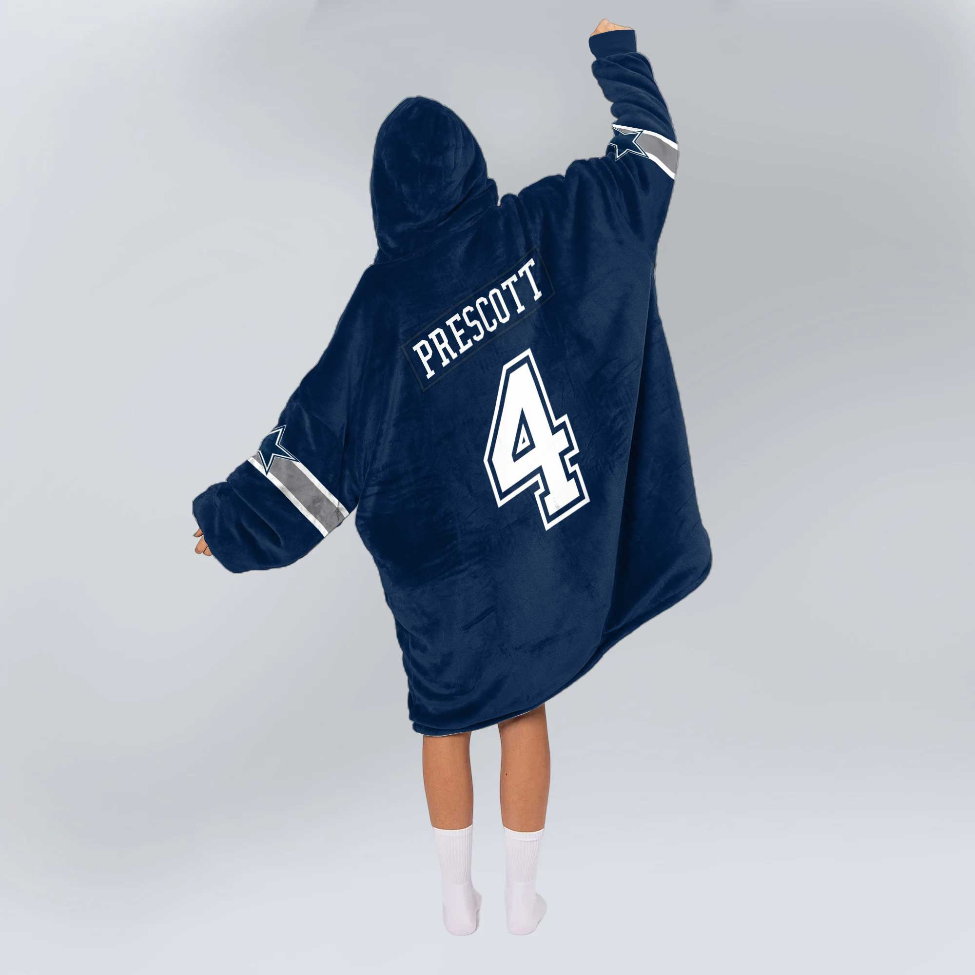 Adult D.P 4 Dallas Football Unisex Blanket Hoodie