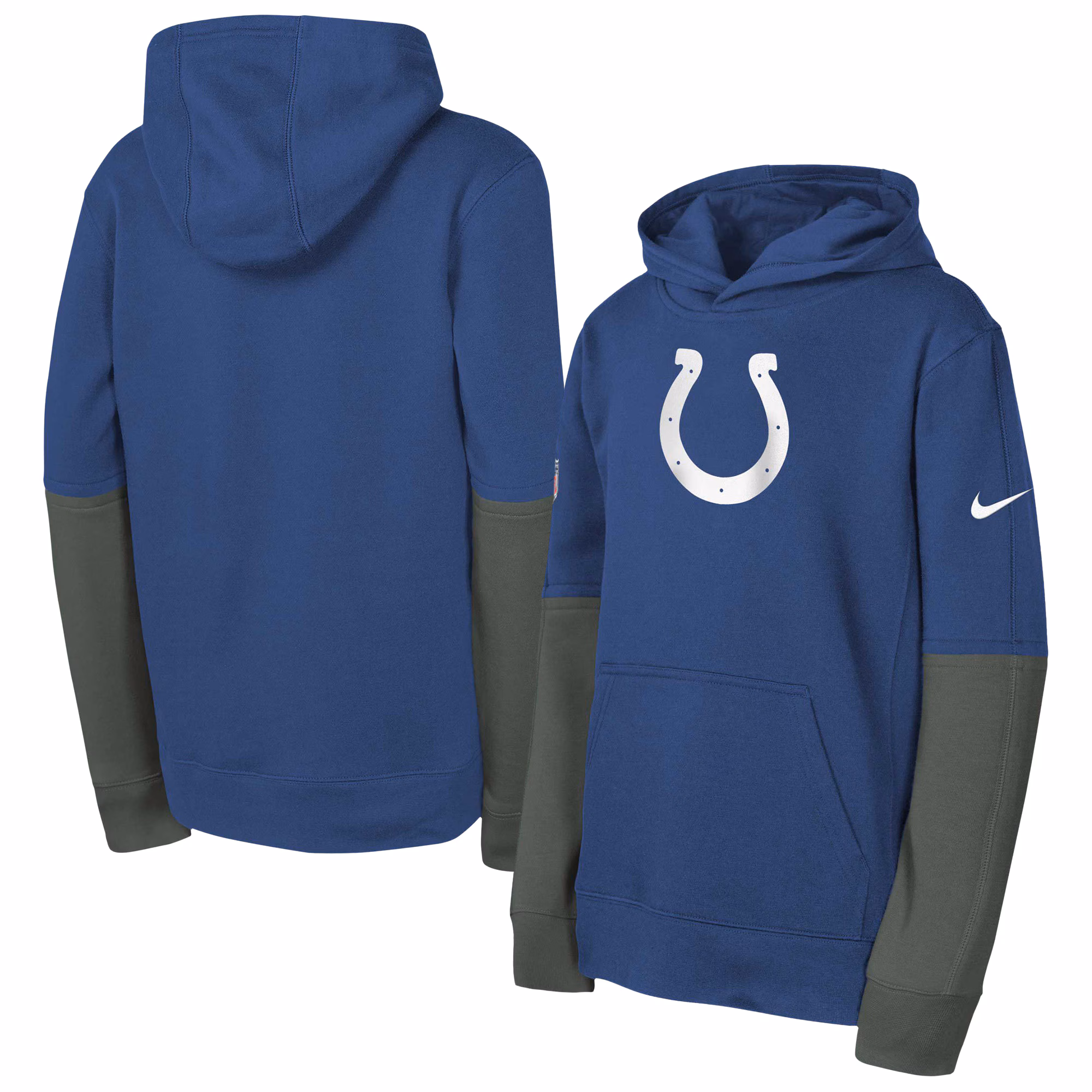 Indianapolis Colts Youth  Team Issue Club Pullover Hoodie - Royal