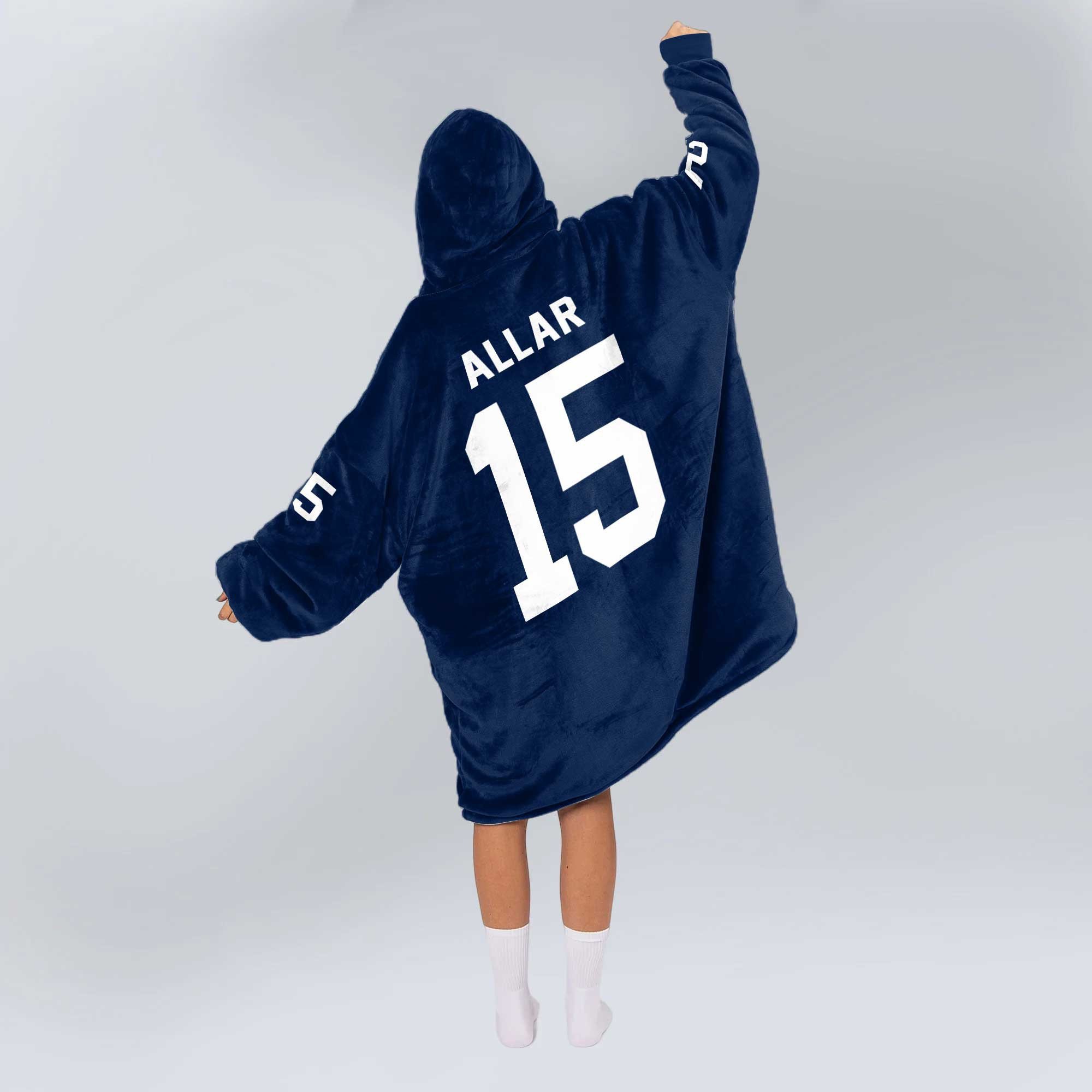 Adult 15 Penn State Football Unisex Blanket Hoodie