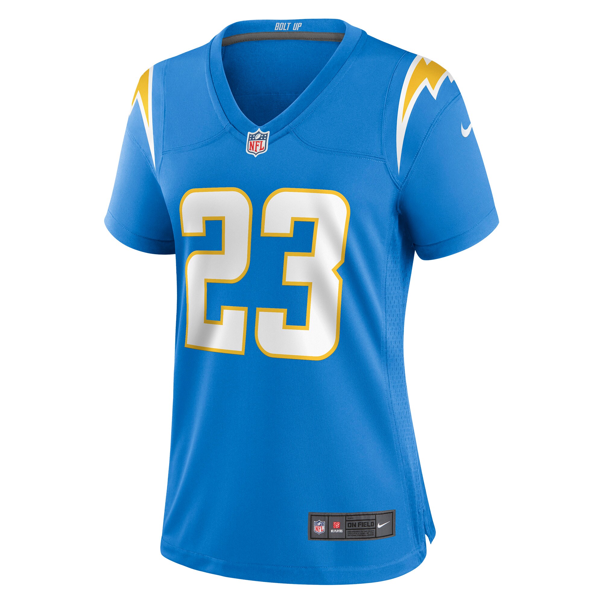 Bryce Callahan Los Angeles Chargers  Women's Game Jersey - Powder Blue