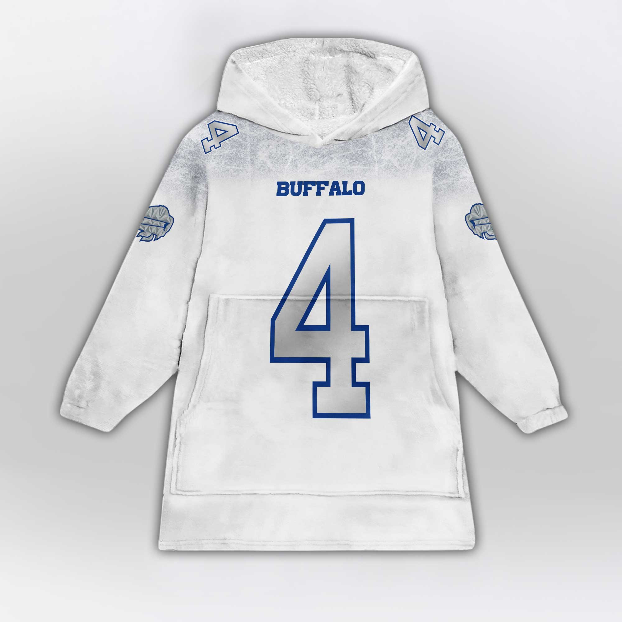 J.C 4 Buffalo Football Unisex Blanket Hoodie