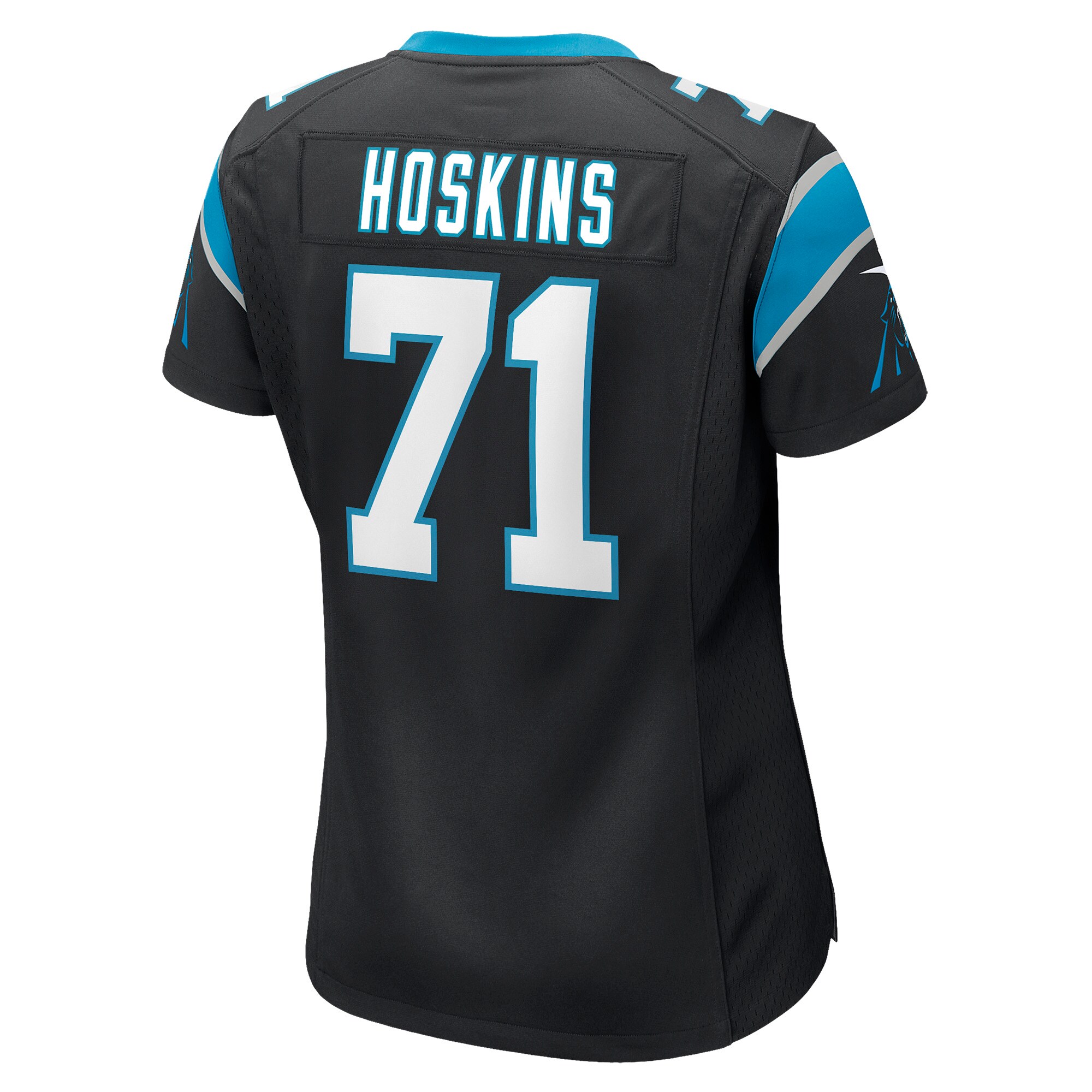 Phil Hoskins Carolina Panthers  Women's Game Jersey - Black