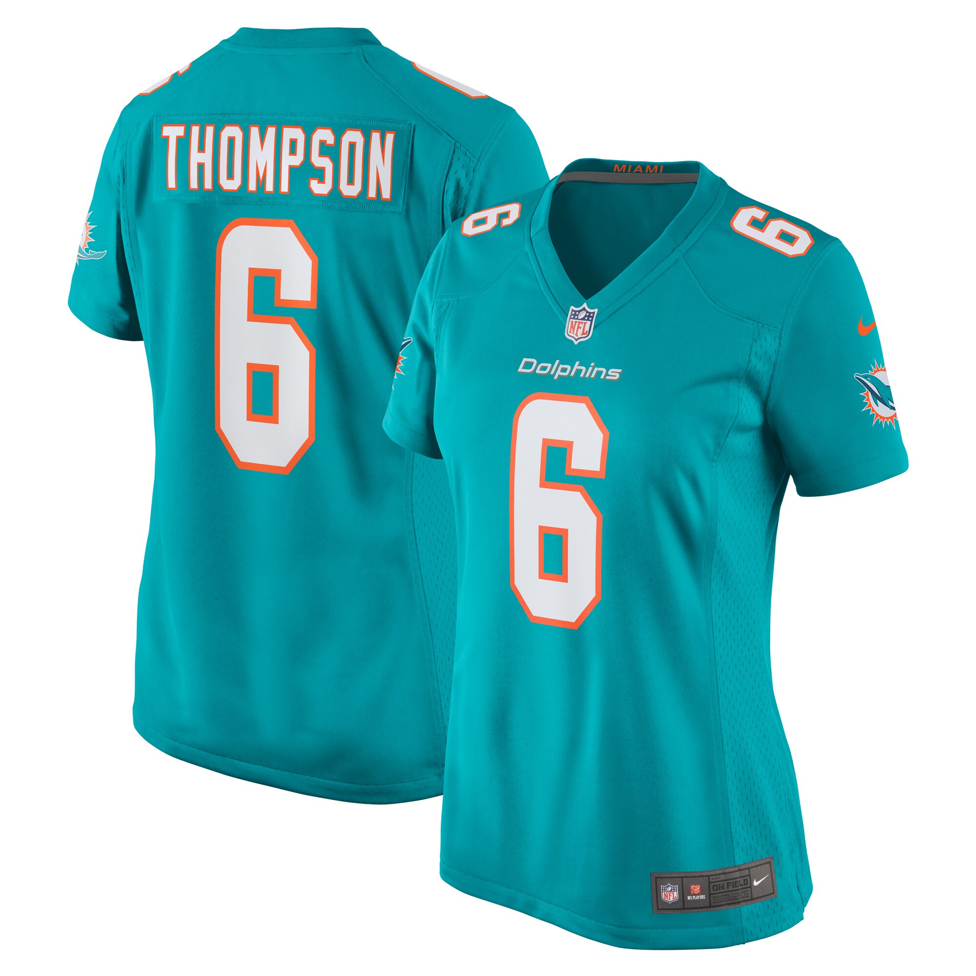 Skylar Thompson Miami Dolphins Women's Team Game Jersey -  Aqua