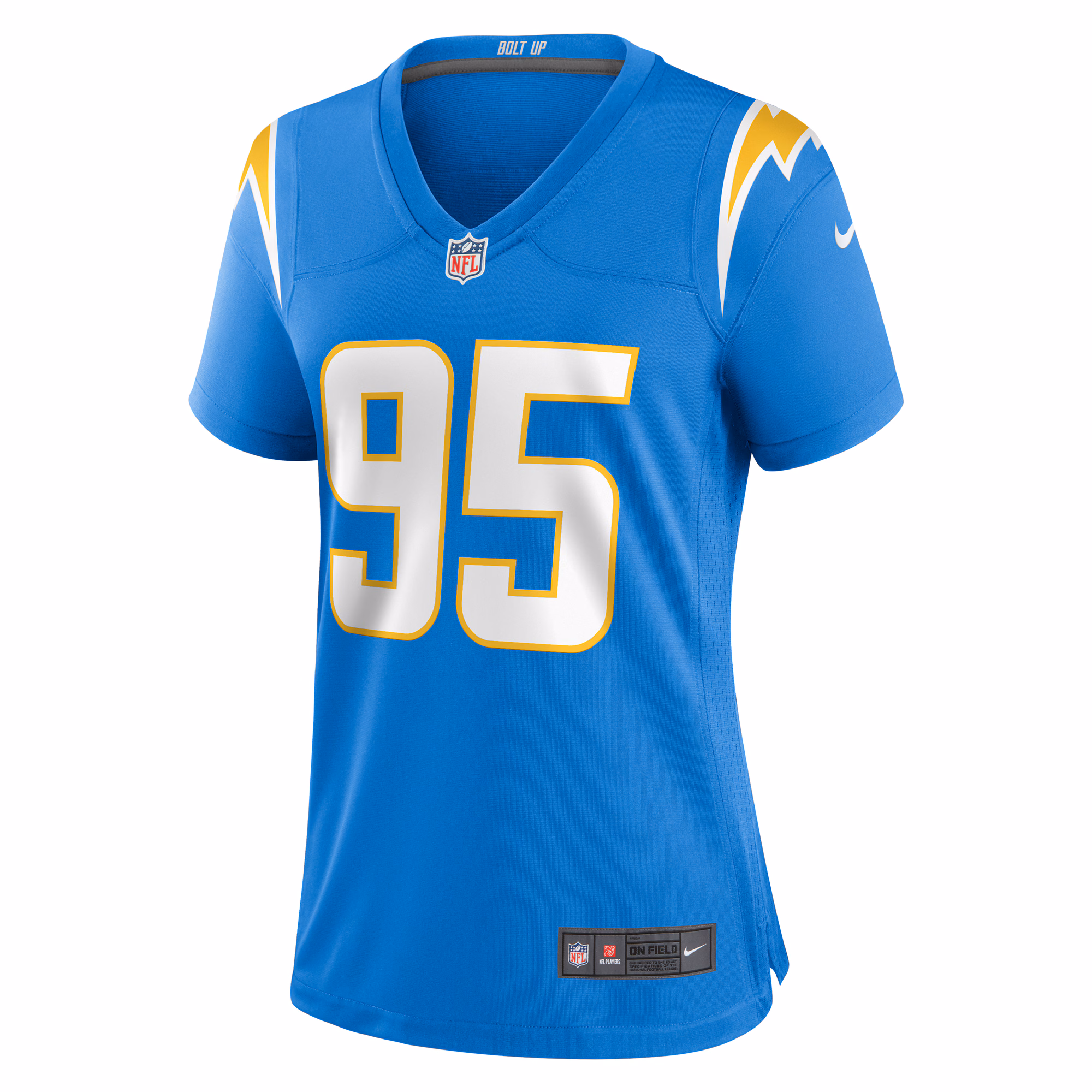 Poona Ford Los Angeles Chargers Women's Team Game Jersey -  Powder Blue