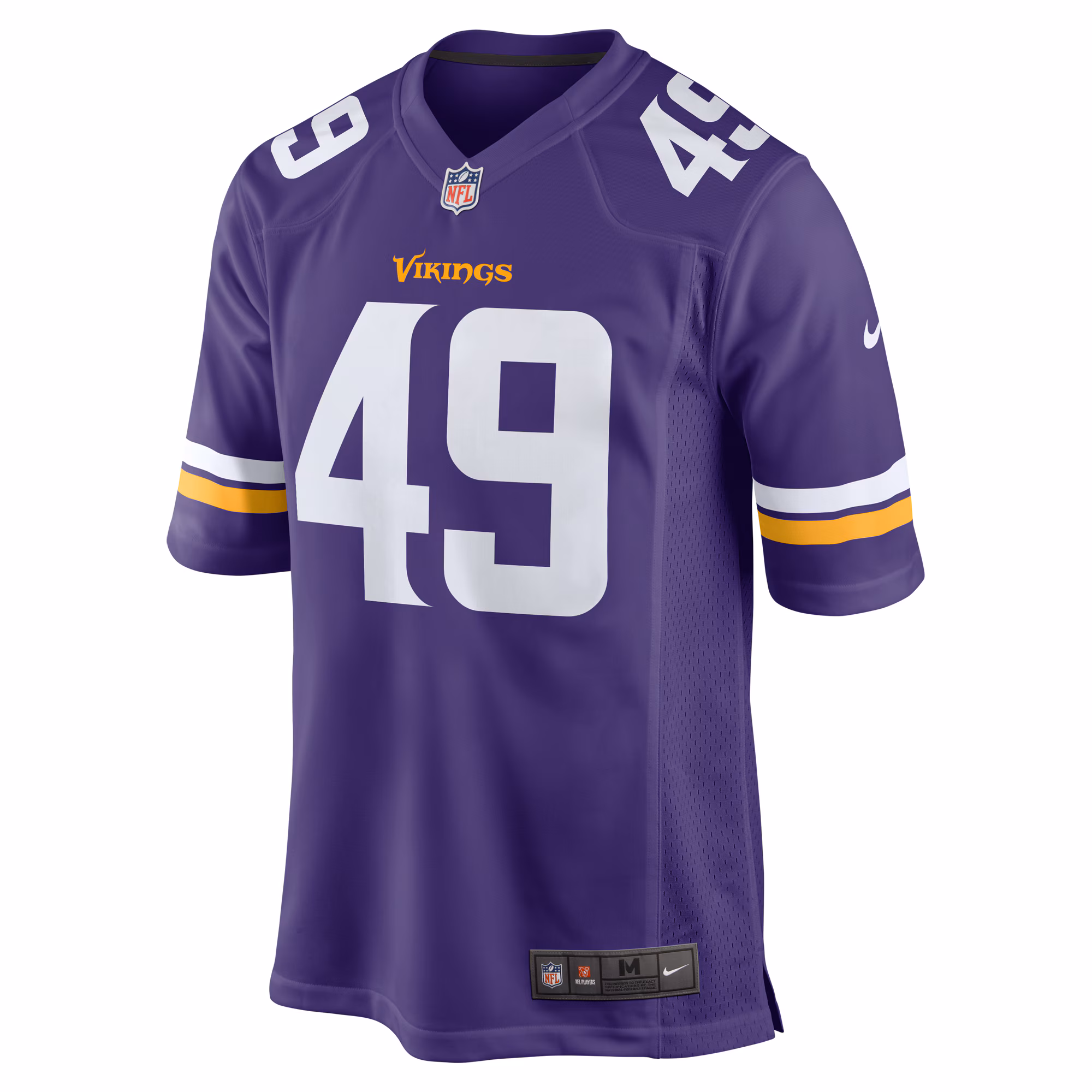 Seth Vernon Minnesota Vikings Game Jersey -  Purple