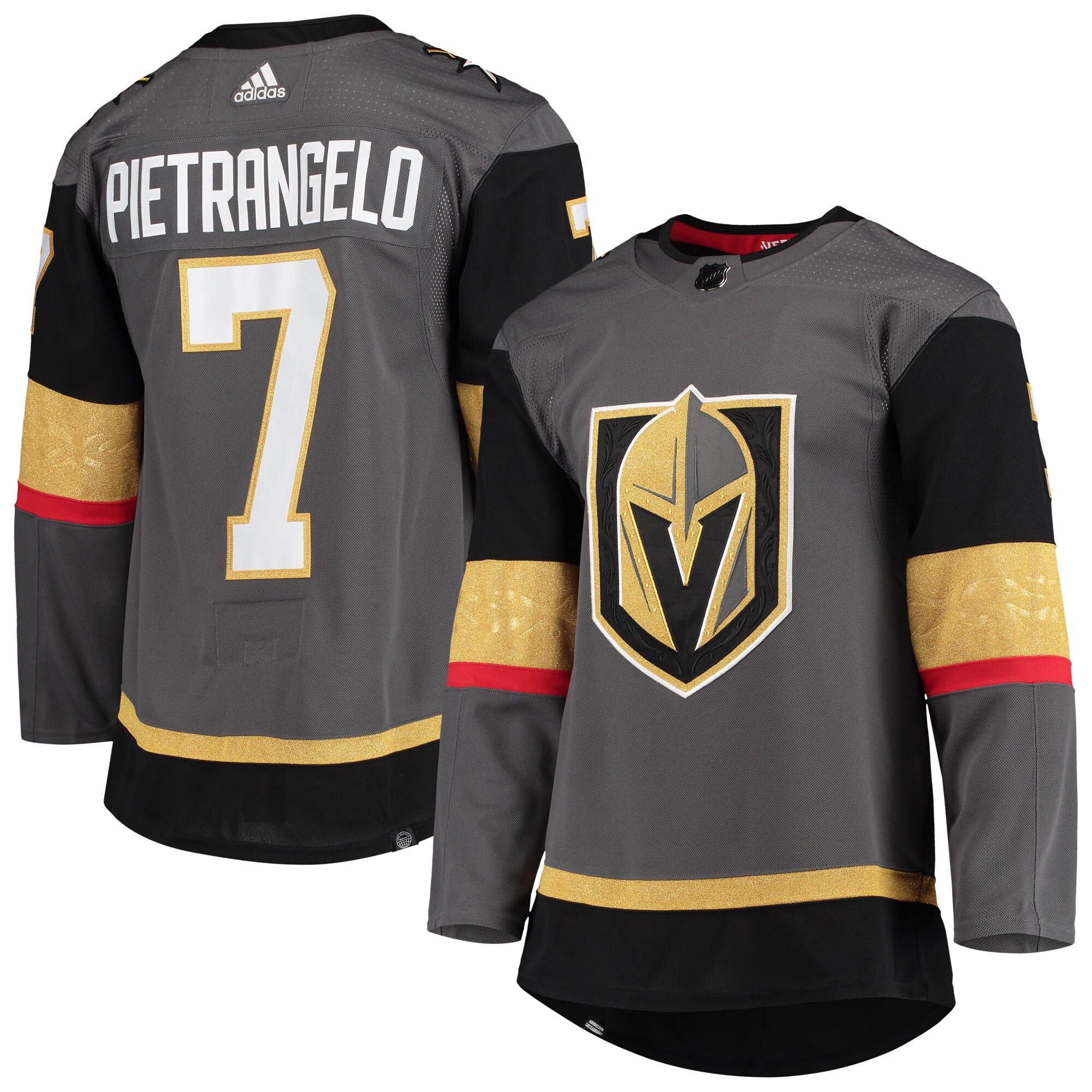 Alex Pietrangelo Vegas Golden Knights  Alternate Primegreen Authentic Pro Player Jersey - Gray