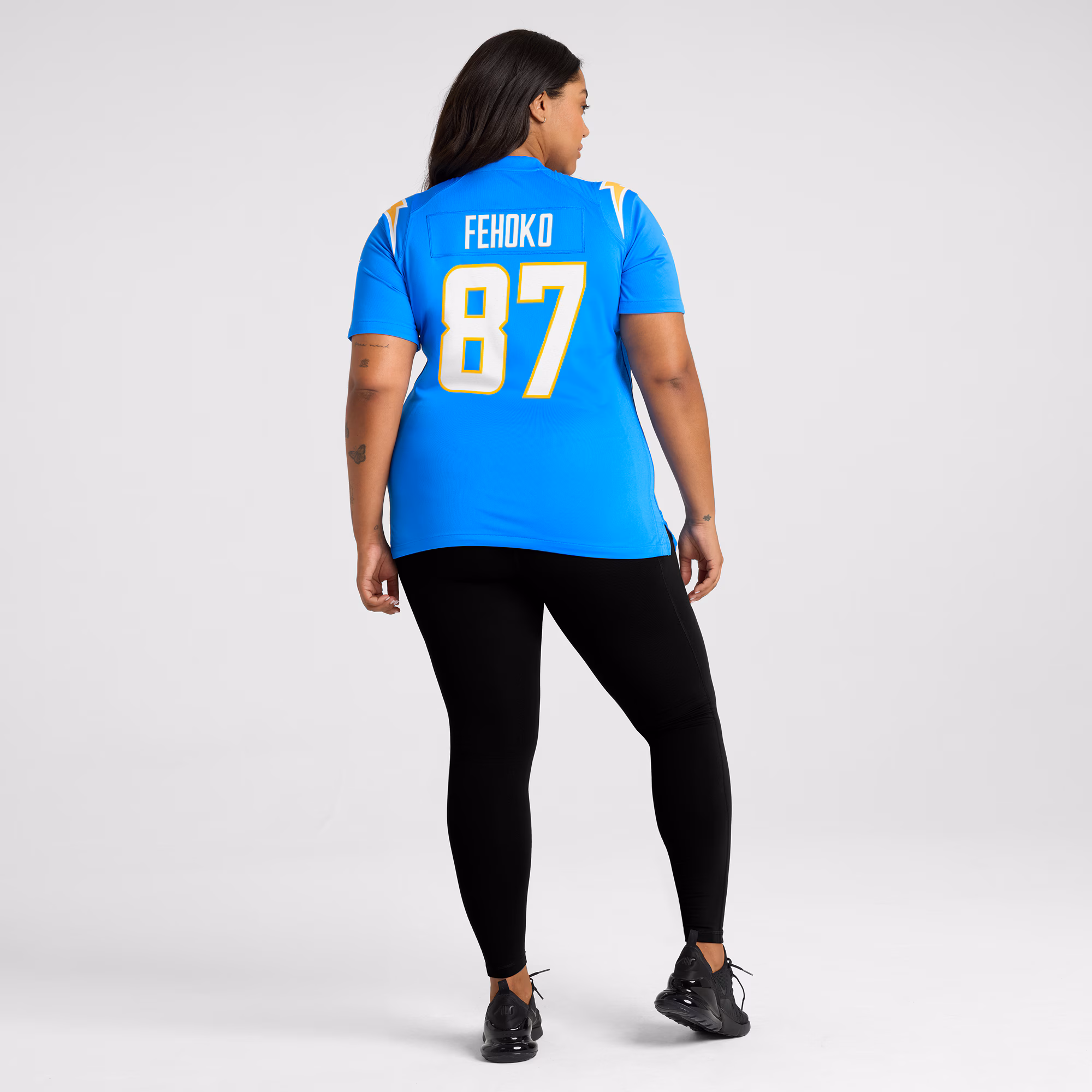 Simi Fehoko Los Angeles Chargers Women's  Game Jersey -  Powder Blue