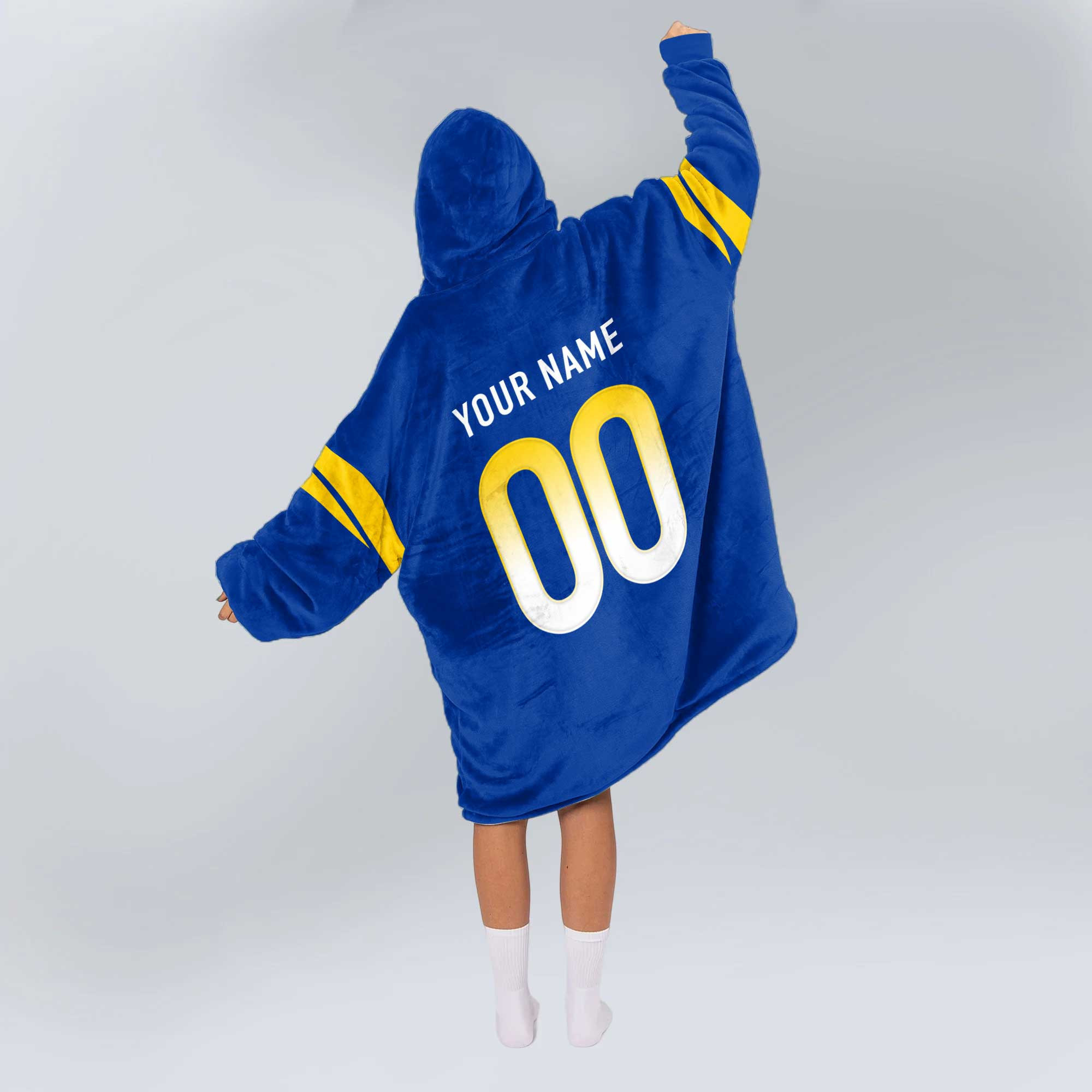 Adult Custom Blanket Hoodie Los Angeles Inspired Color