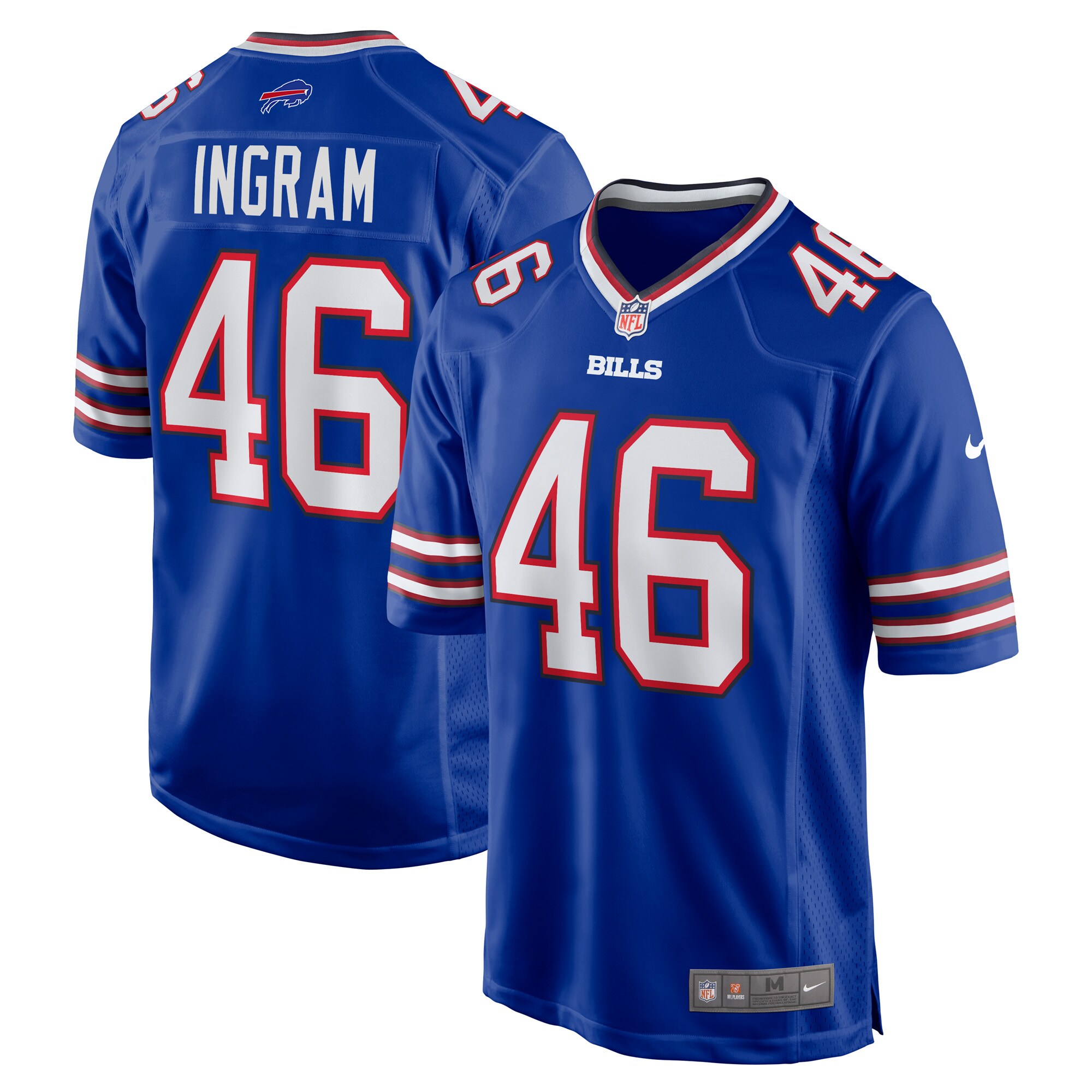 Ja'Marcus Ingram Buffalo Bills Player Game Jersey - Royal