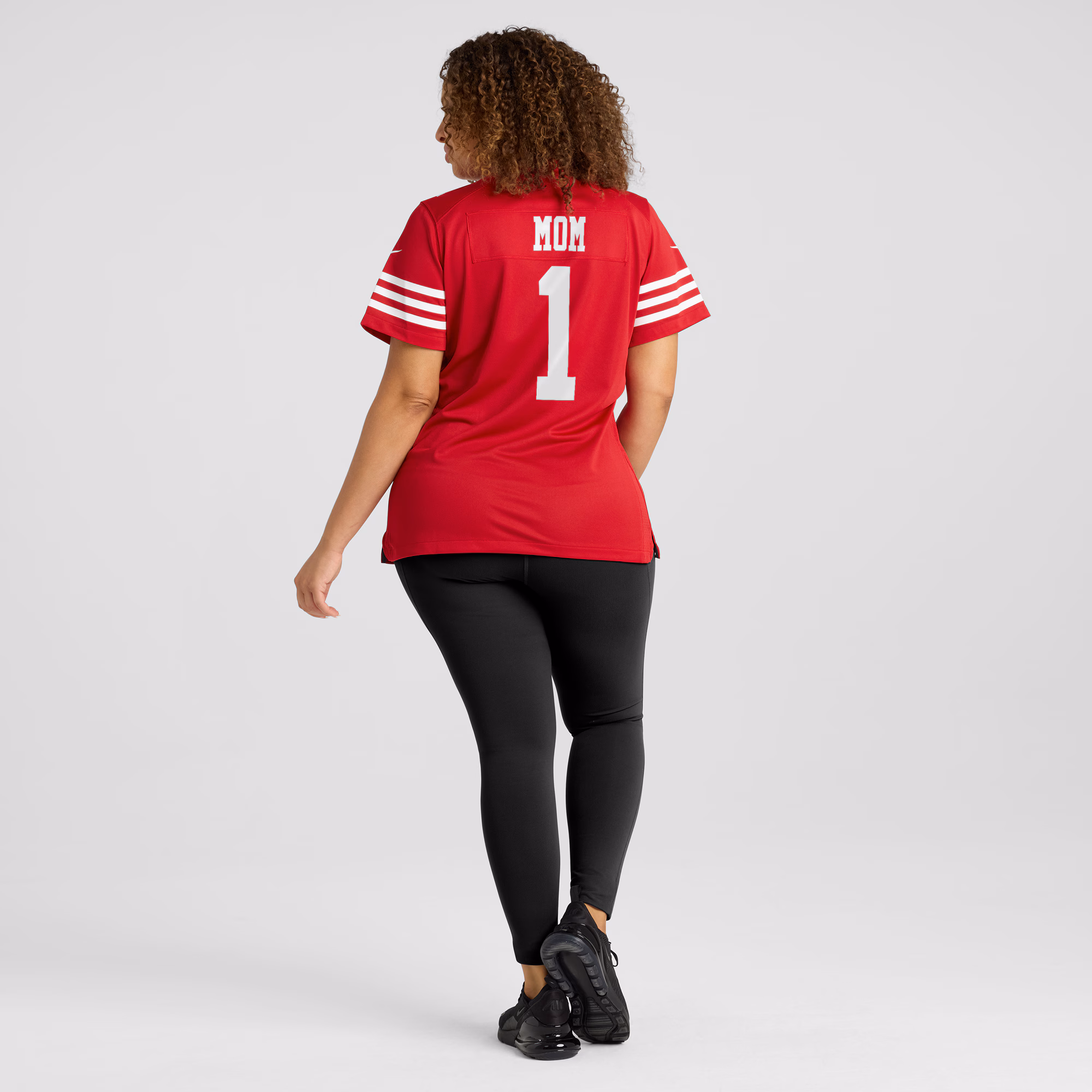 Number 1 Mom San Francisco 49ers Women's Game Jersey - Scarlet