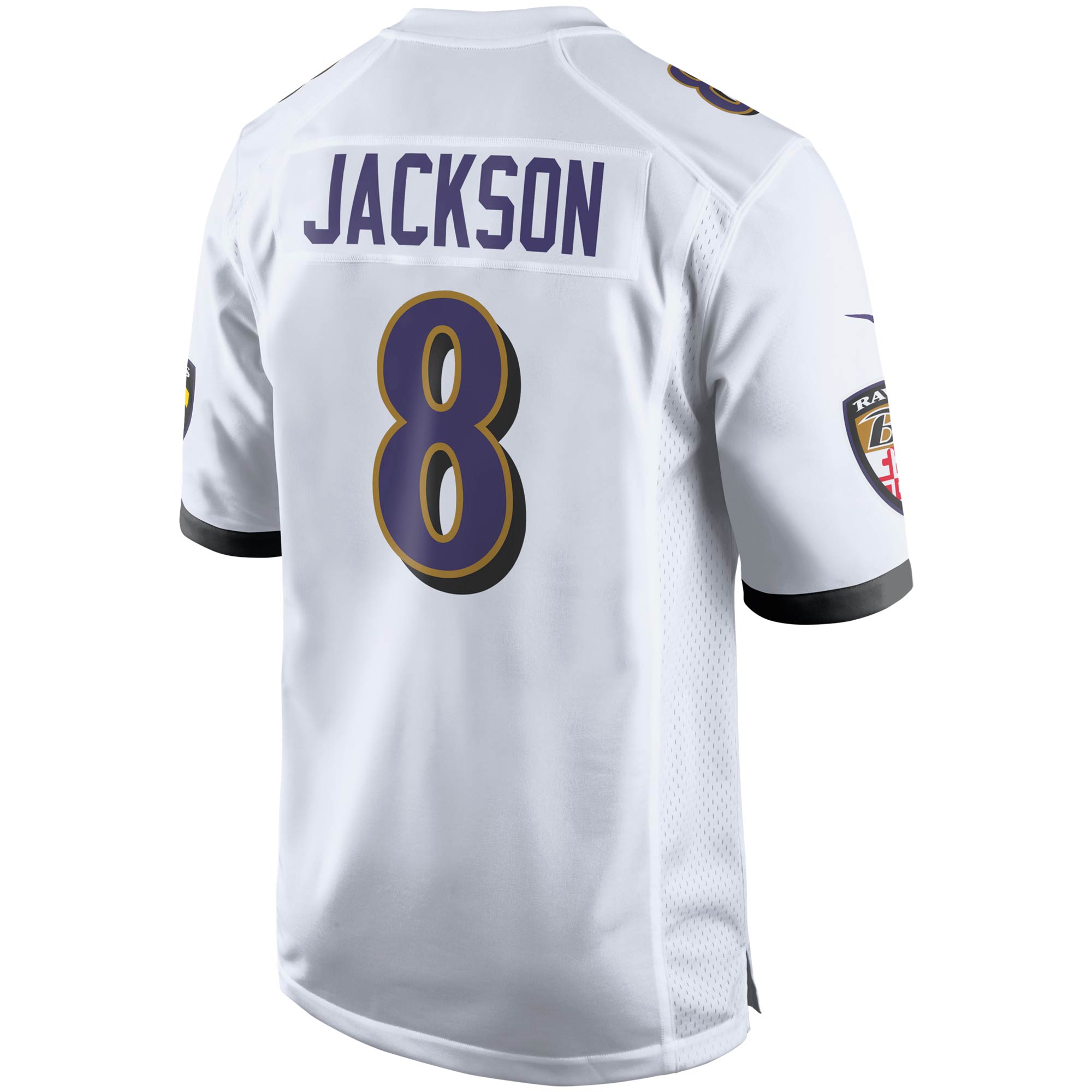 Lamar Jackson Baltimore Ravens  Player Game Jersey - White