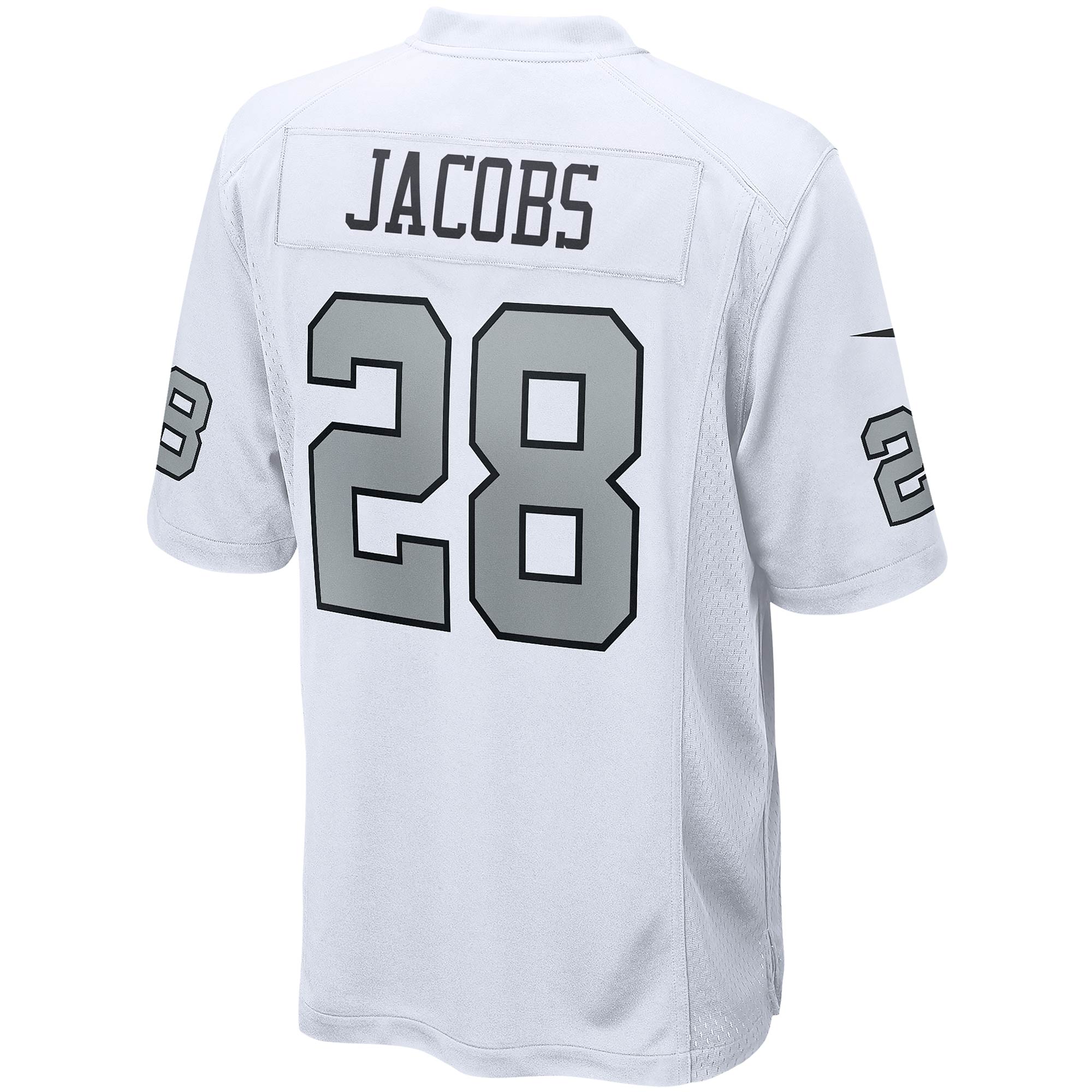 Josh Jacobs Las Vegas Raiders  Alternate Game Jersey - White