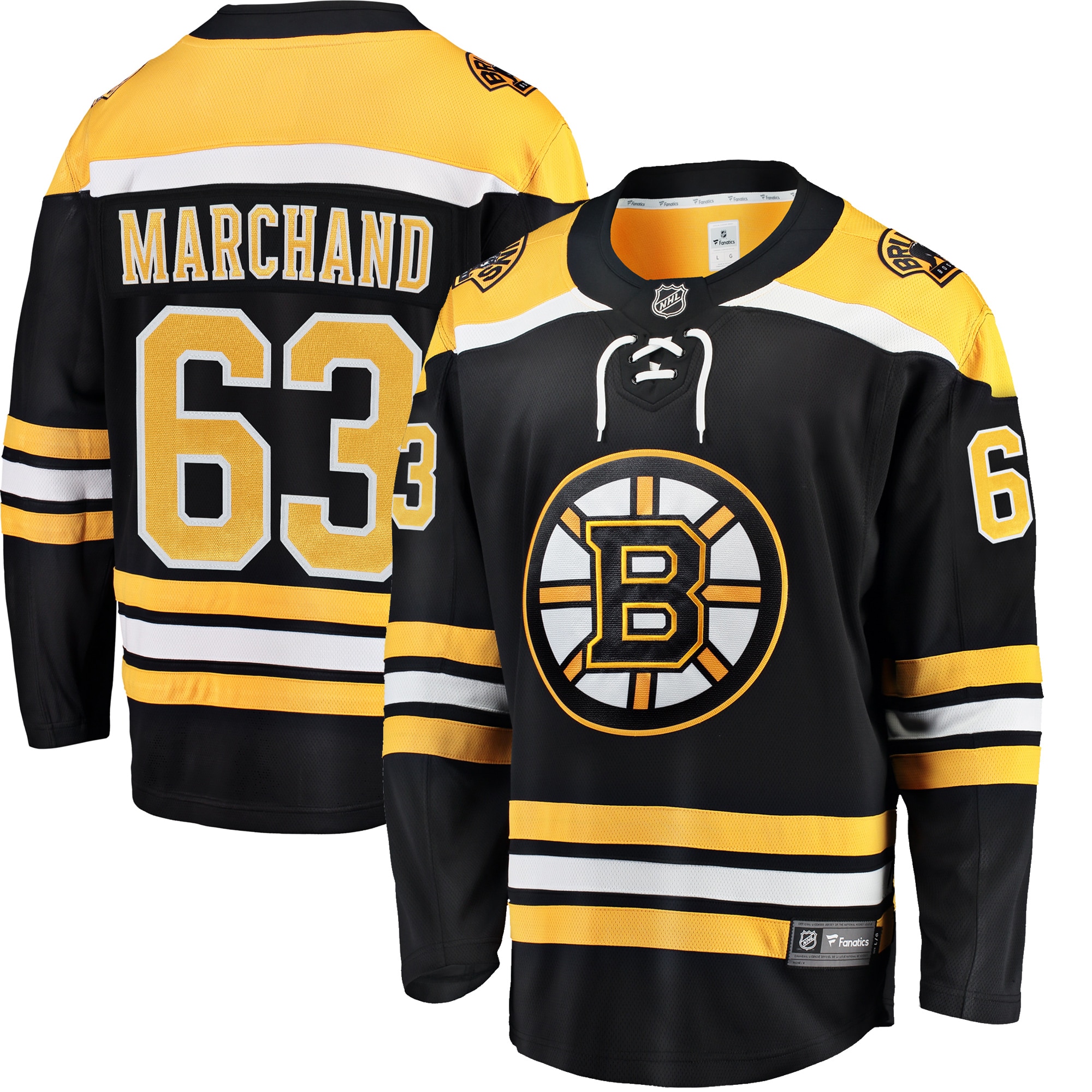 Brad Marchand Boston Bruins Breakaway Player Jersey - Black