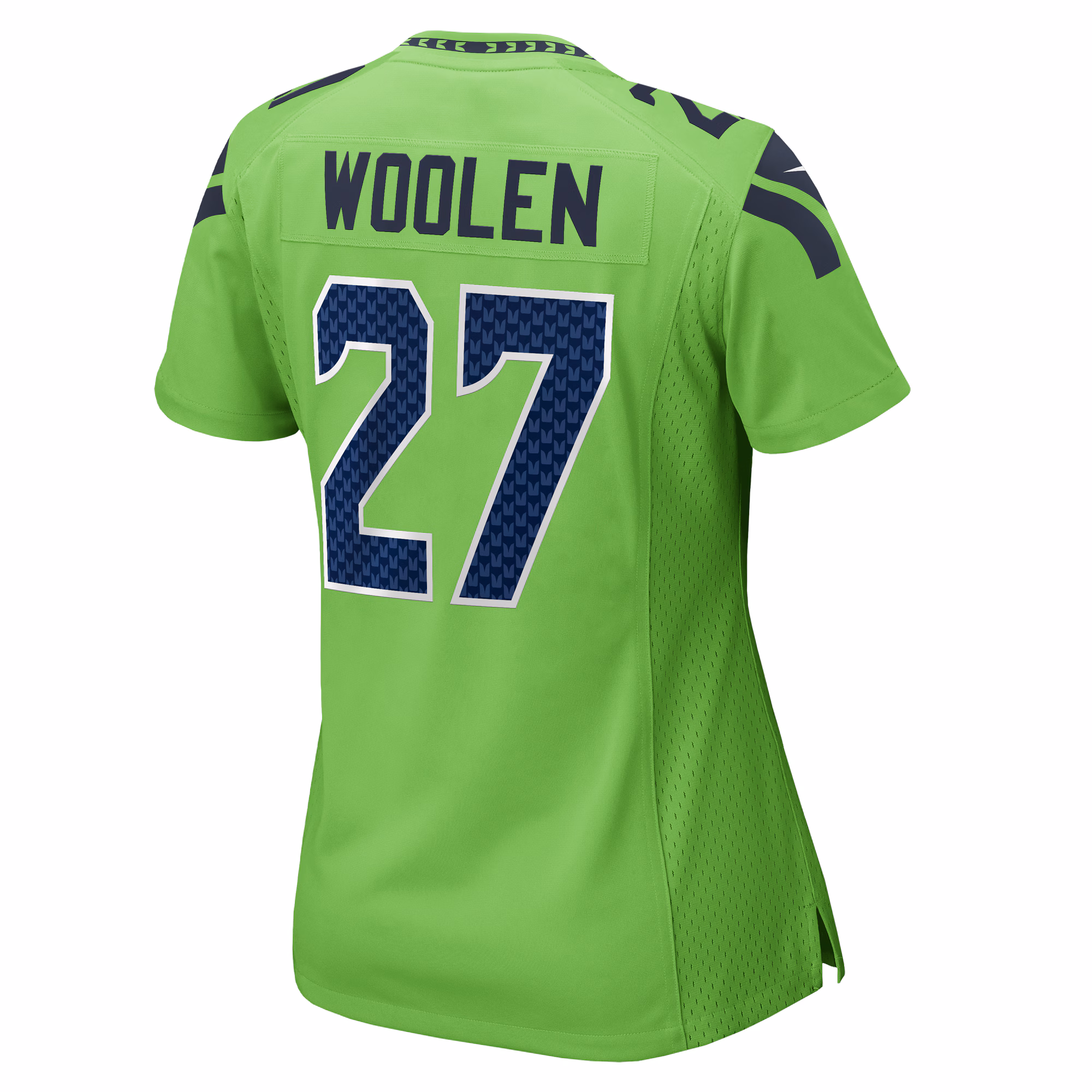 Tariq Woolen Seattle Seahawks Women's Throwback Player Game Jersey - Royal