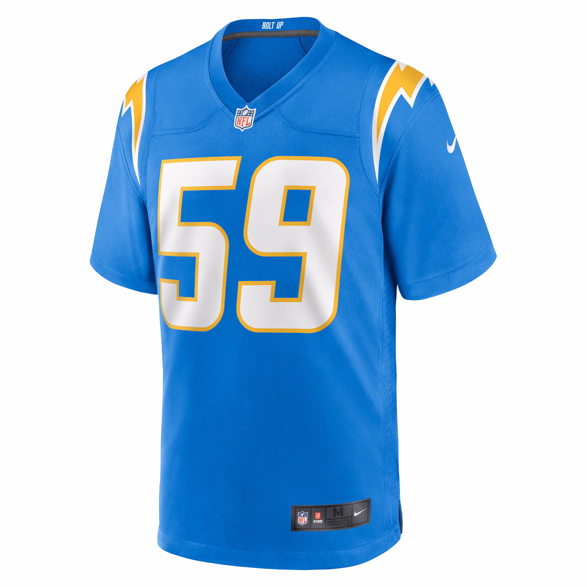 Troy Reeder Los Angeles Chargers Team Game Jersey -  Powder Blue