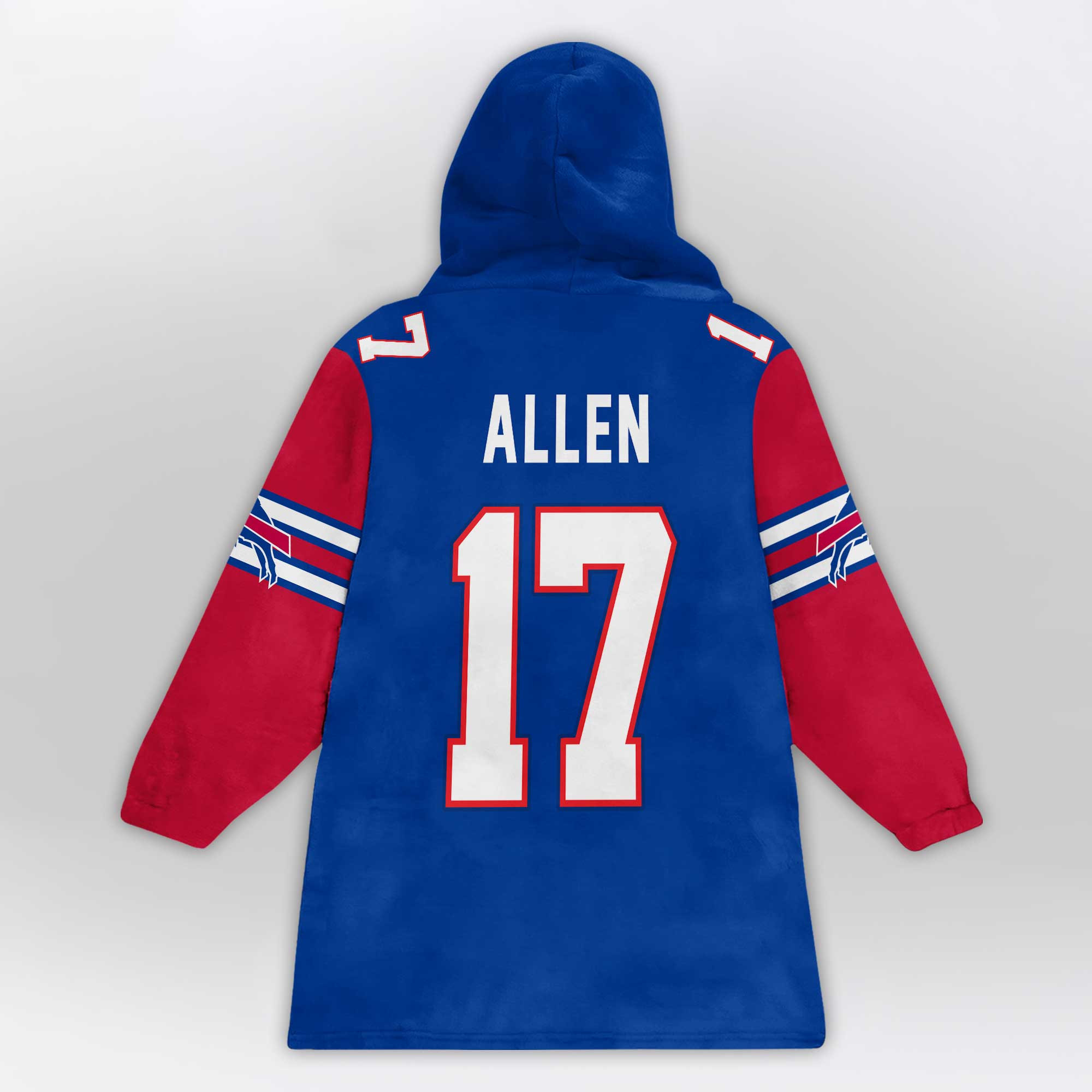 Kid Buffalo Football Unisex Blanket Hoodie