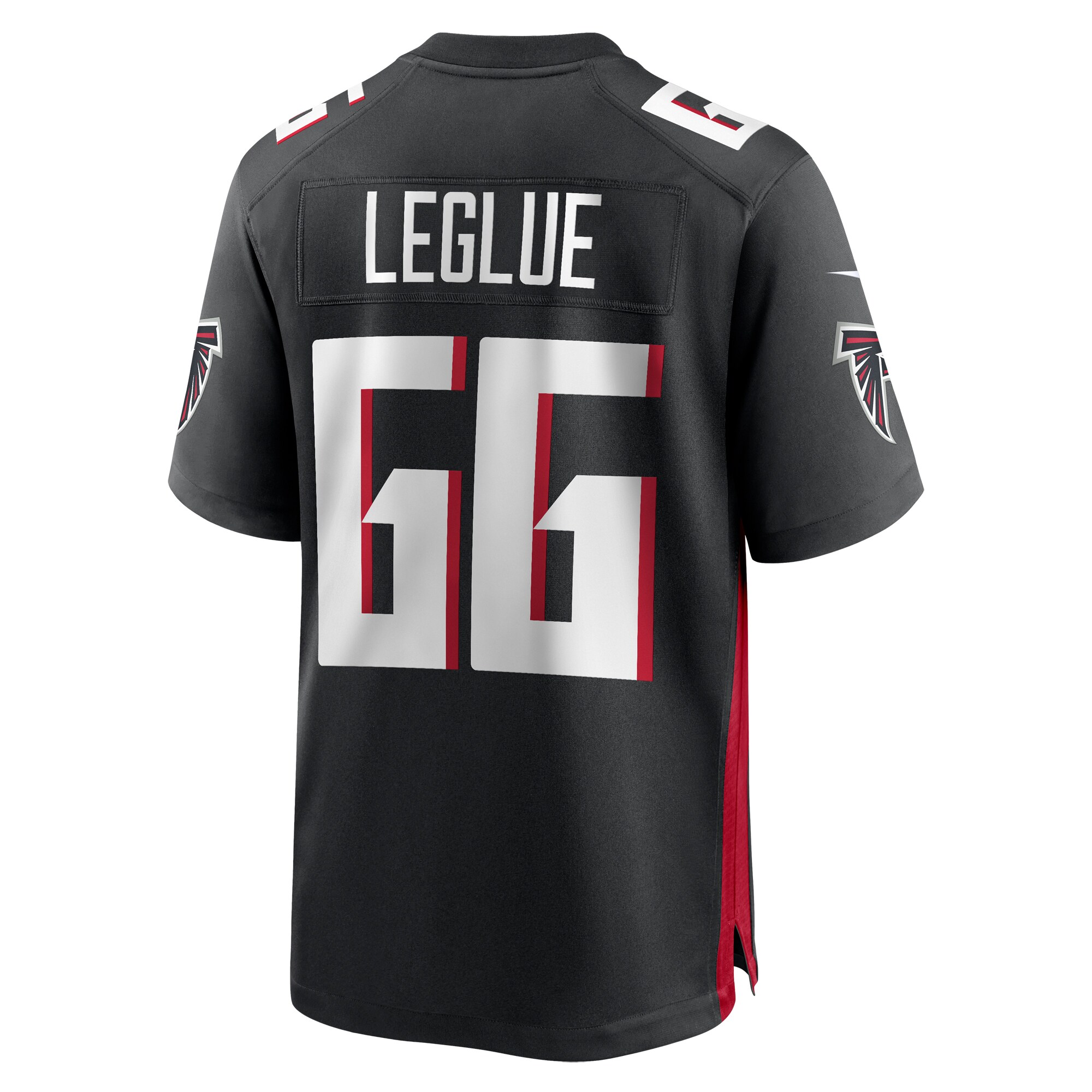 John Leglue Atlanta Falcons Team Game Jersey -  Black